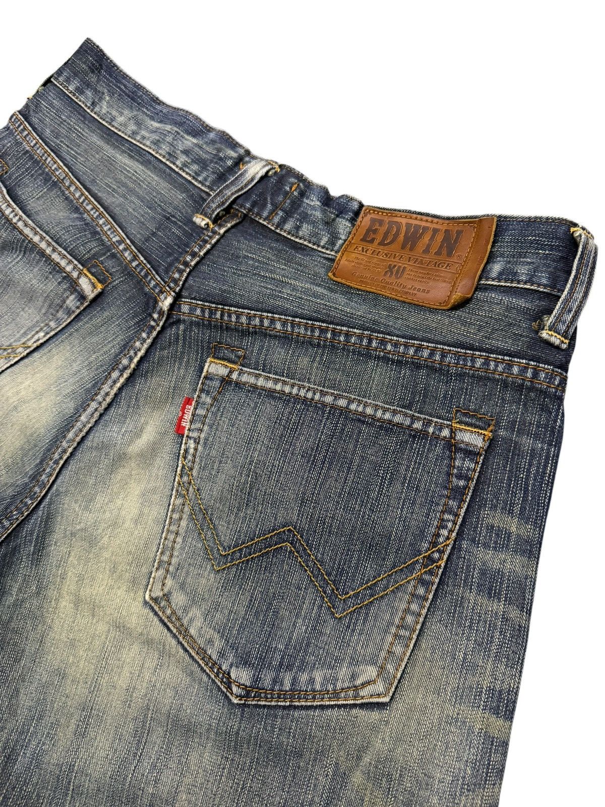 Edwin Vintage Edwin 404 XV Japan Denim Jeans | Loose Straight W35 Size US 35 - 8 Thumbnail