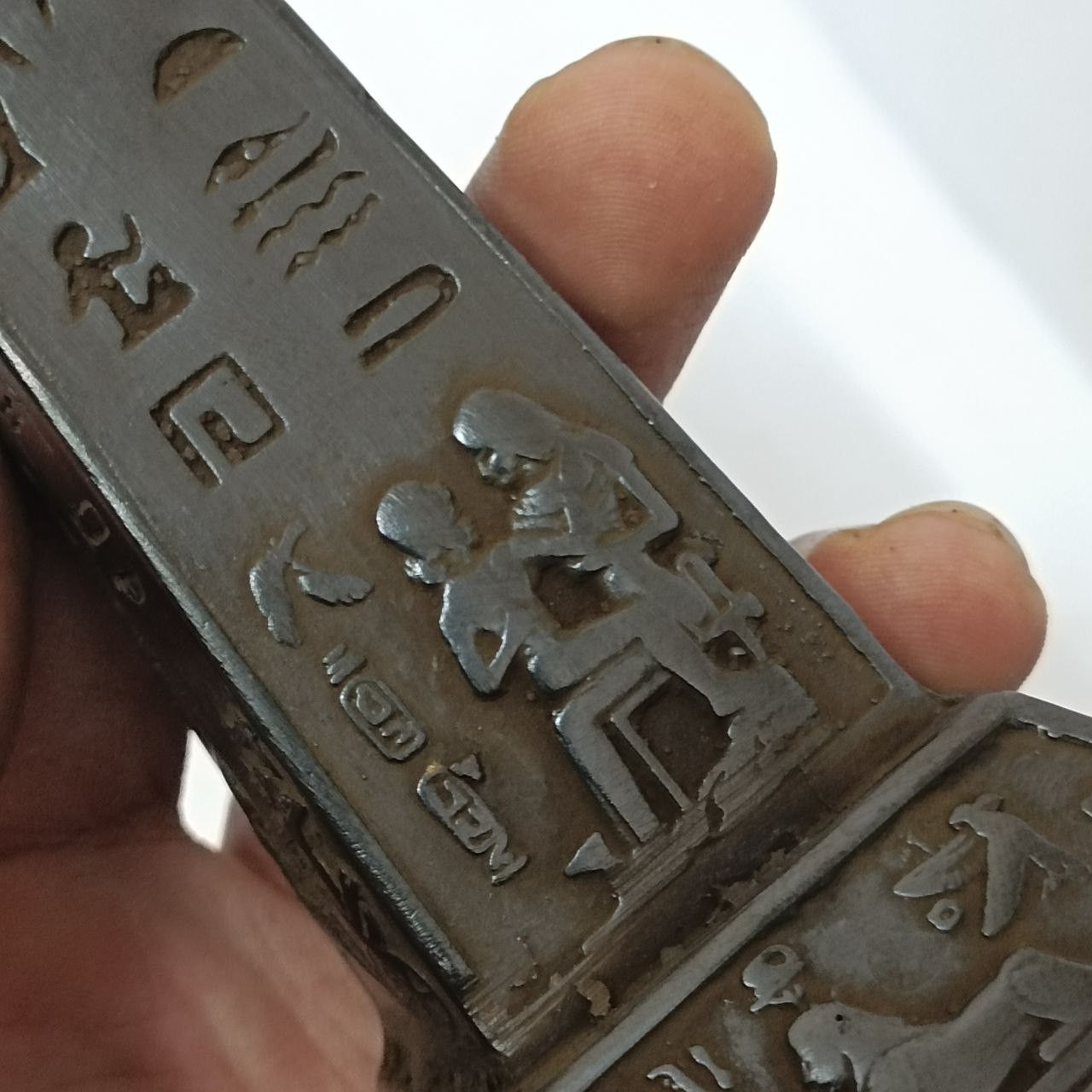 Handmade Ancient Egyptian Obelisk – Hieroglyph Decor – handmade Size ONE SIZE - 6 Thumbnail