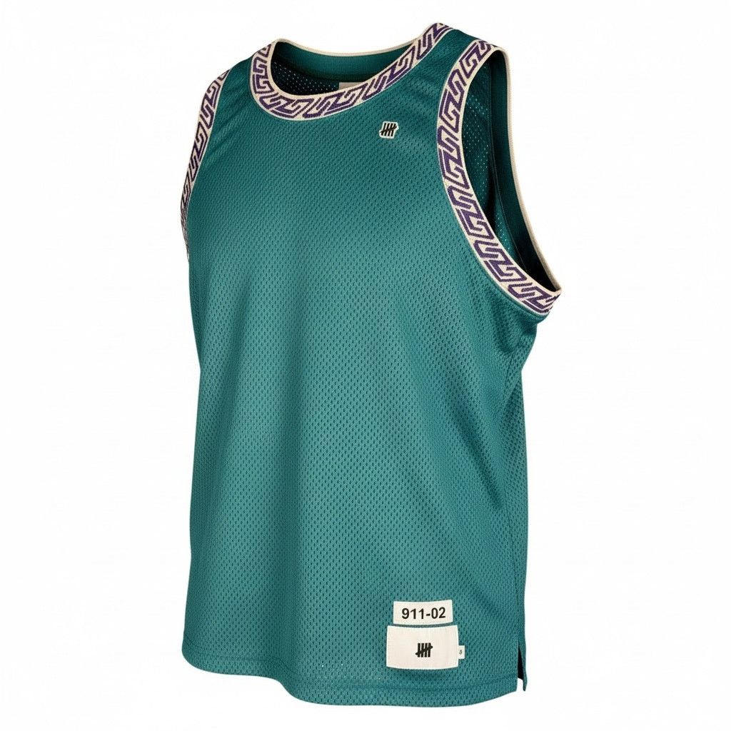 Undefeated Undefeated Men's Authentic Teal Green Basketball Jersey - M Size US M / EU 48-50 / 2 - 1 Thumbnail
