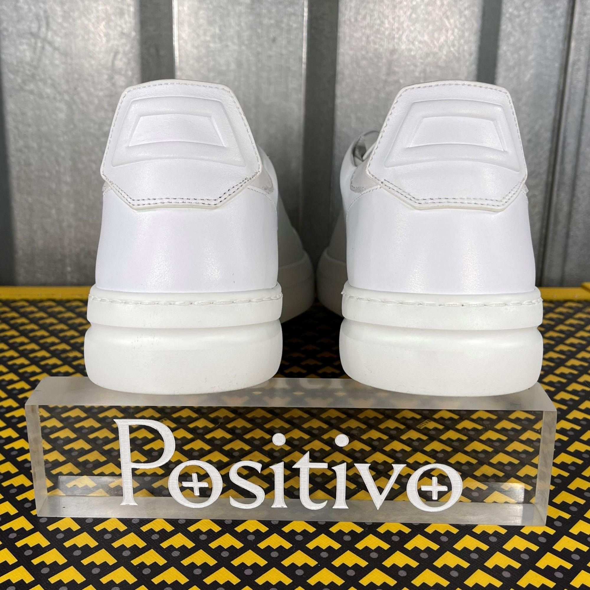 Buscemi Buscemi Uno Sport White Leather Sneakers US 7 EU 40 Size US 7 / EU 40 - 6 Thumbnail