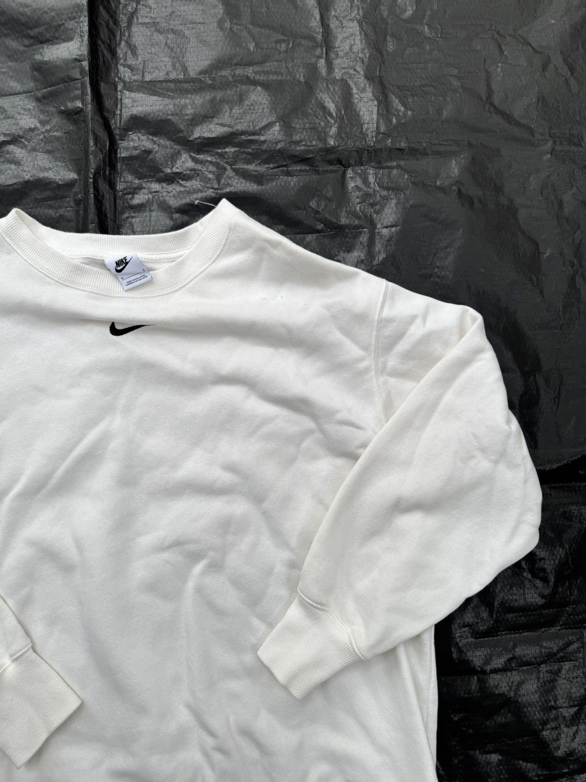 Nike Nike white crewneck sweatshirt Size US XL / EU 56 / 4 - 2 Thumbnail