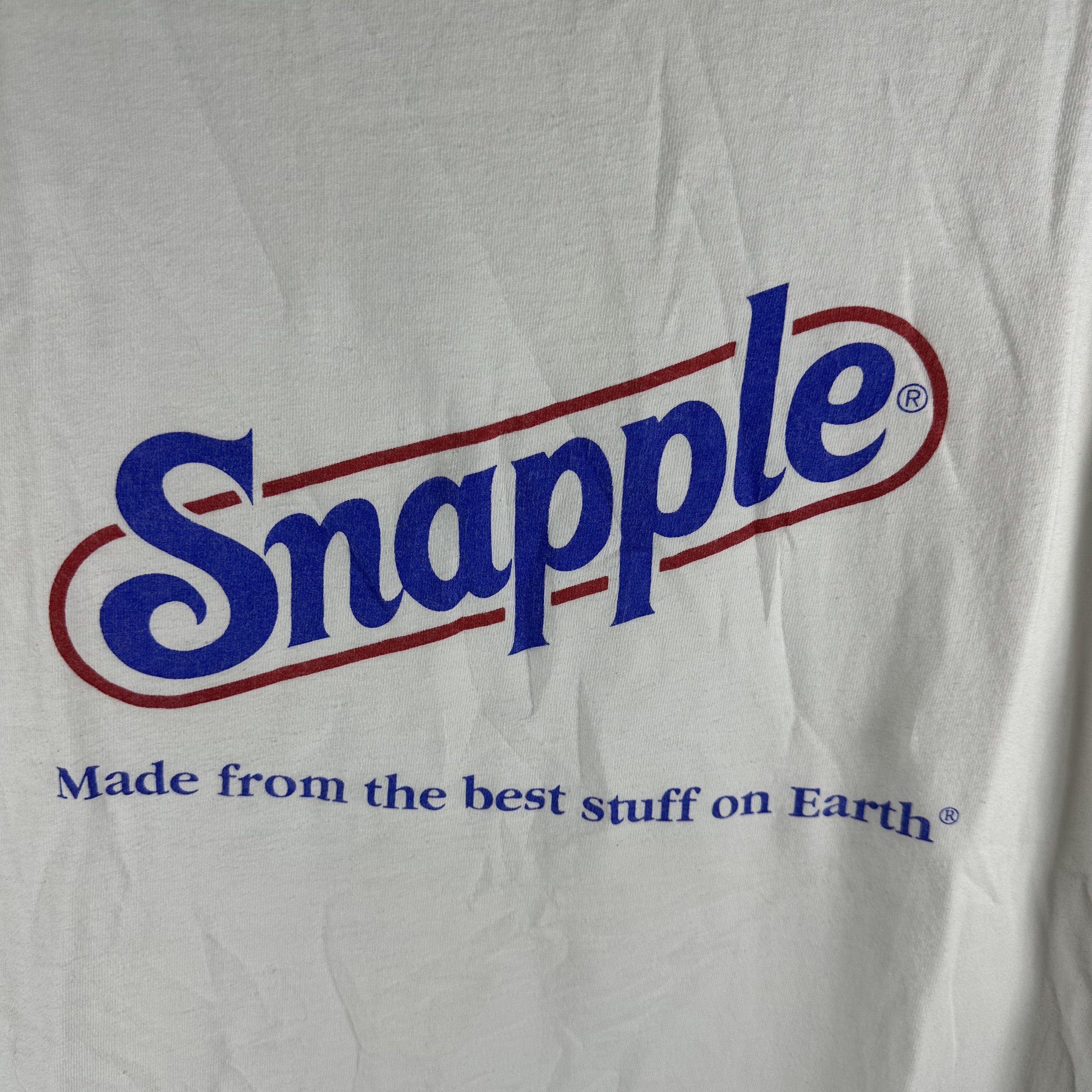 Vintage 90s Snapple Iced Tea Made From the Best Stuff on Earth Tee Size US XXL / EU 58 / 5 - 2 Thumbnail