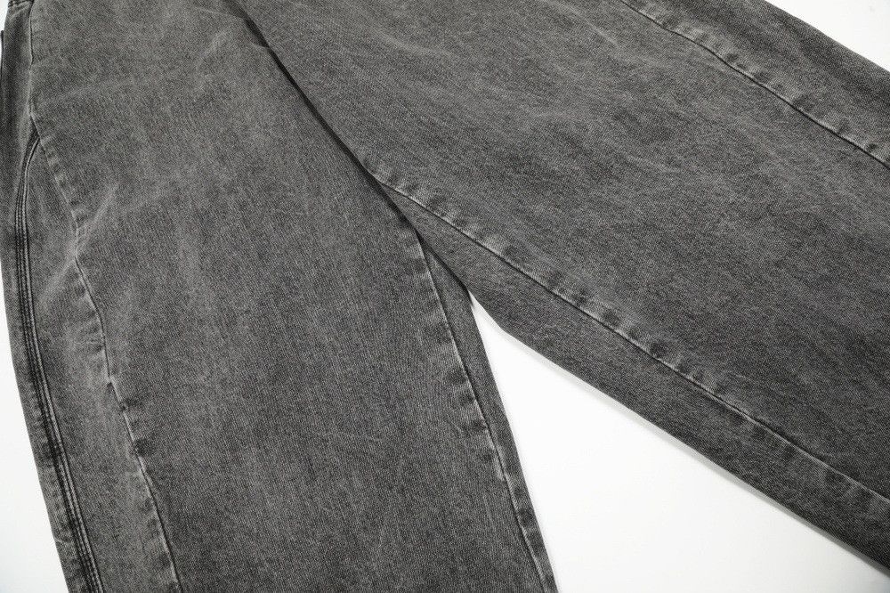 Vintage Heavy washed distressed loose scimitar jeans Size US 32 / EU 48 - 4 Thumbnail