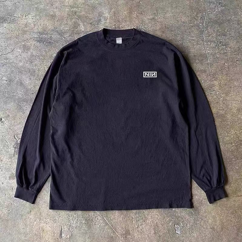 Japanese Brand × Vintage Black street fashion print long sleeve tee Size US L / EU 52-54 / 3 - 2 Thumbnail