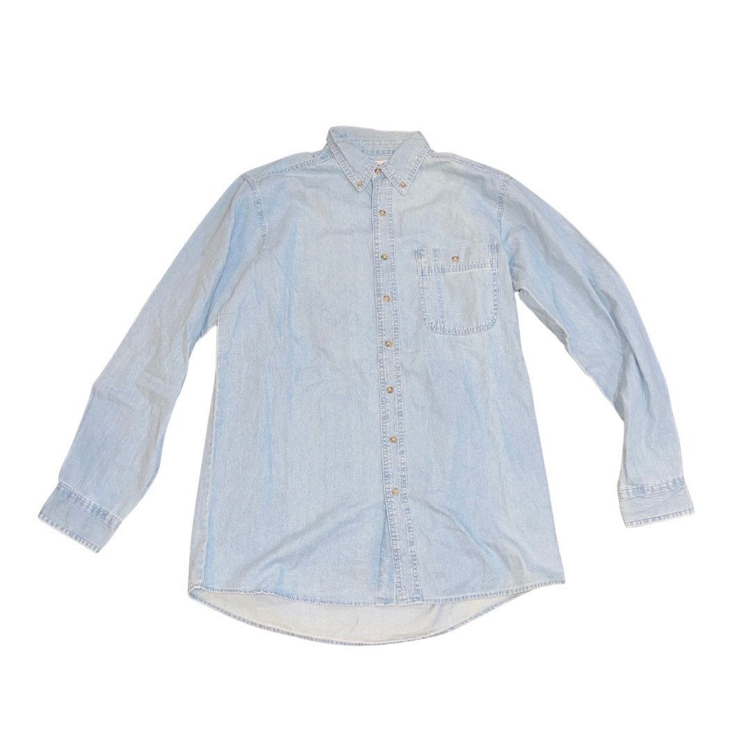 Wrangler Rugged Wear Denim Basic Long Sleeve Shirt L Western Utility Size US L / EU 52-54 / 3 - 1 Thumbnail