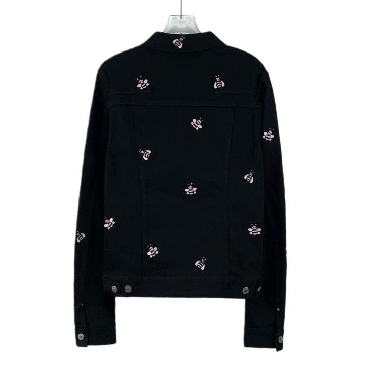 Dior Dior Black Bee Embroidery Denim Jacket Size US S / EU 44-46 / 1 - 2 Thumbnail