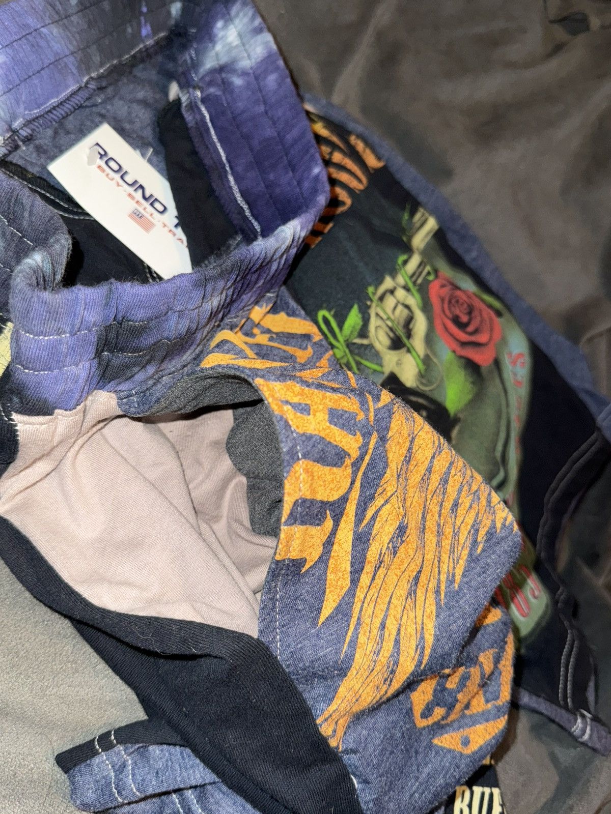 Band Tees × Round Two Custom Upcycle Shorts Size US 36 / EU 52 - 4 Thumbnail