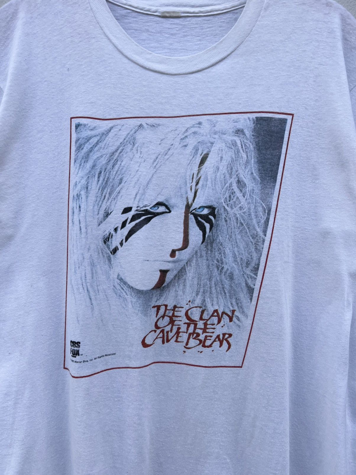 Vintage Vintage The Clan Of The Cave Bear White Shirt Size US S / EU 44-46 / 1 - 4 Thumbnail