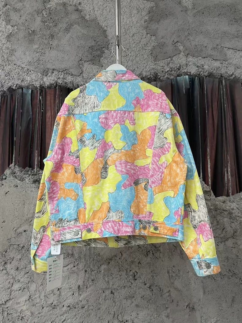 Celine Celine HandPainted Denim Jacket Size US M / EU 48-50 / 2 - 2 Thumbnail