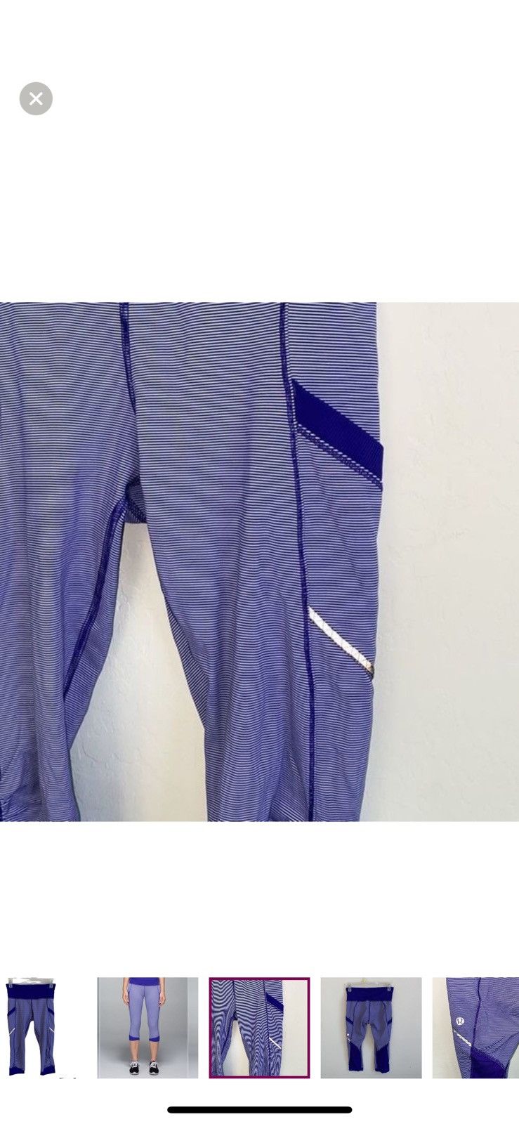Lululemon Lululemon run for fun crop leggings size 4 Size 27" / US 4 / IT 40 - 2 Thumbnail