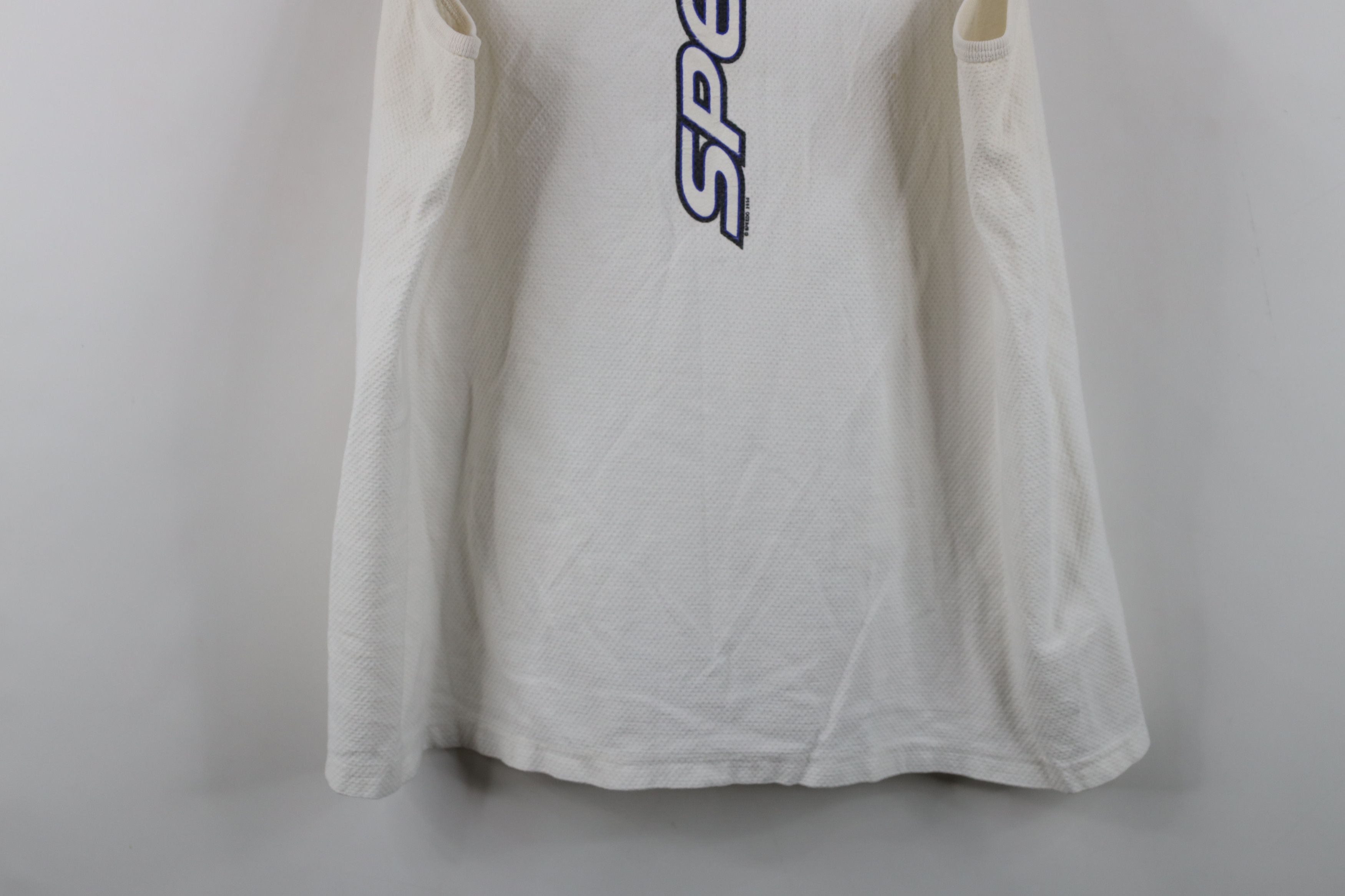 Speedo Vintage Y2K 2000 Speedo Thermal Knit Tank Top T-Shirt White Size US L / EU 52-54 / 3 - 15 Thumbnail