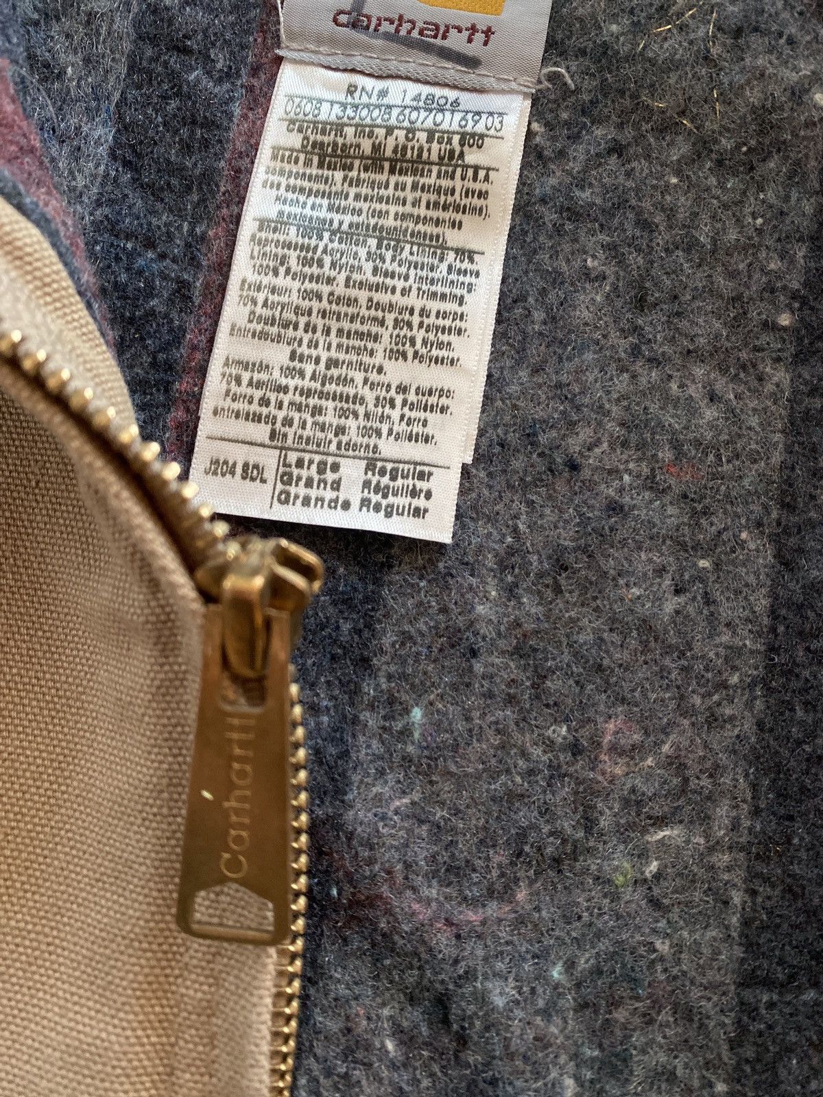 Carhartt Carhartt J204 SDL detroit jacket L Size US L / EU 52-54 / 3 - 6 Thumbnail