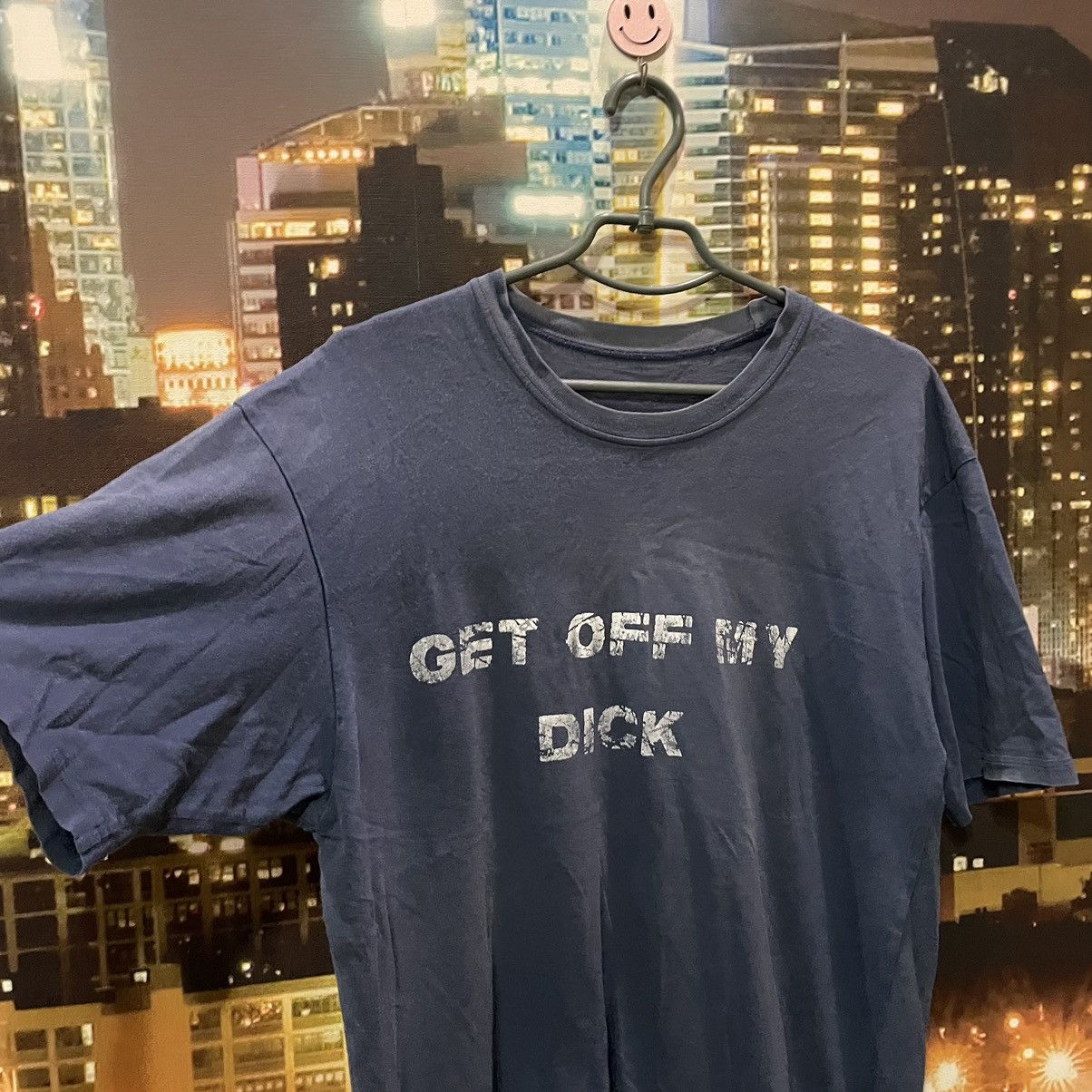 Band Tees VINTAGE 90S HUMOR TEE GET OFF MY DICK PENIS FUNNY PORNO XXX Size US L / EU 52-54 / 3 - 3 Thumbnail