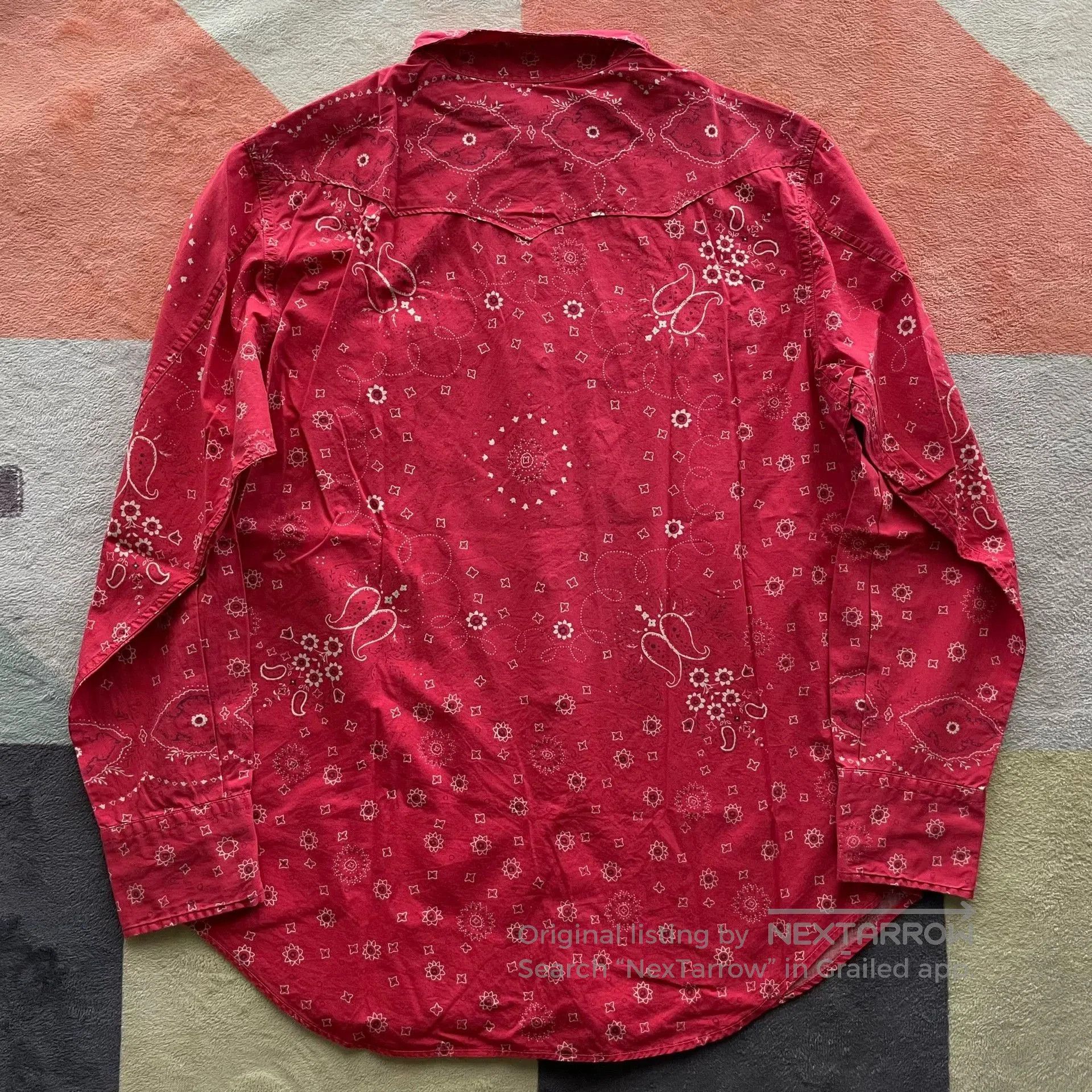 Ralph Lauren Sport Ralph Lauren Red Paisley Shirt. Size US S / EU 44-46 / 1 - 5 Thumbnail