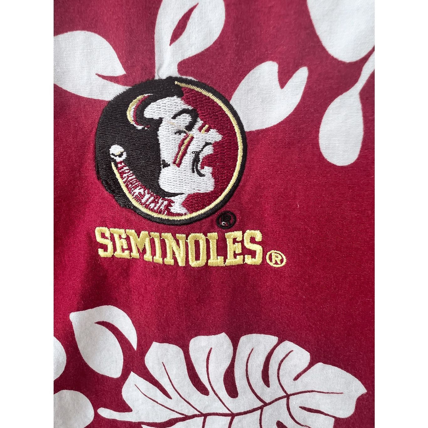 Vintage VINTAGE FSU Florida State University Hawaiian Button-Up Shir Size US S / EU 44-46 / 1 - 6 Thumbnail