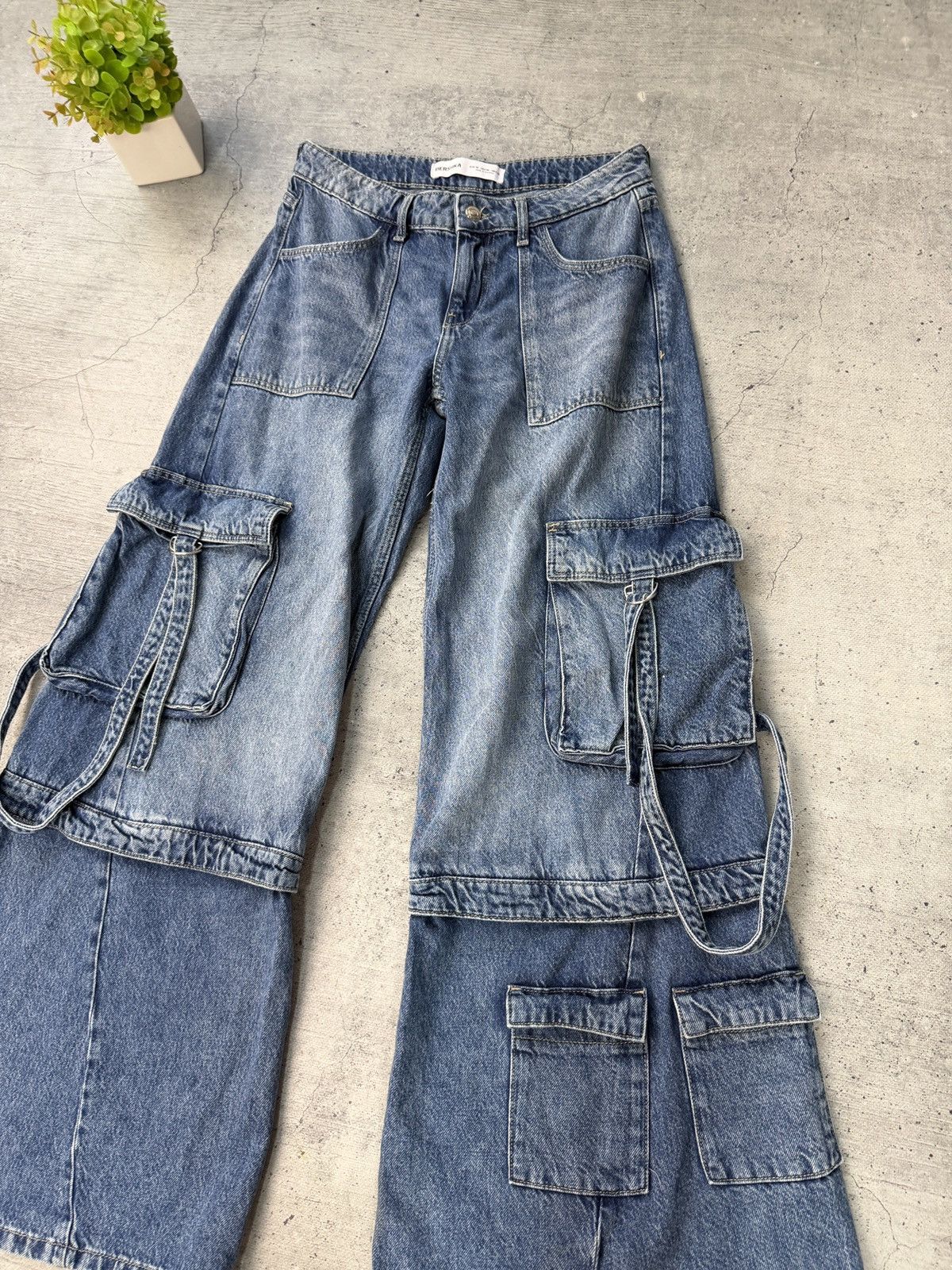 Hysteric Glamour CRAZY FADE FLARED VINTAGE Y2K Jeans if six was nine style Size US 29 - 3 Thumbnail
