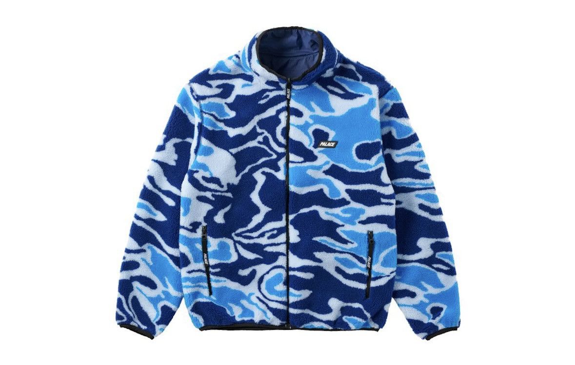 Palace Palace Mirage Reversible Fleece Jacket XL (FW21) Size US XL / EU 56 / 4 - 1 Thumbnail