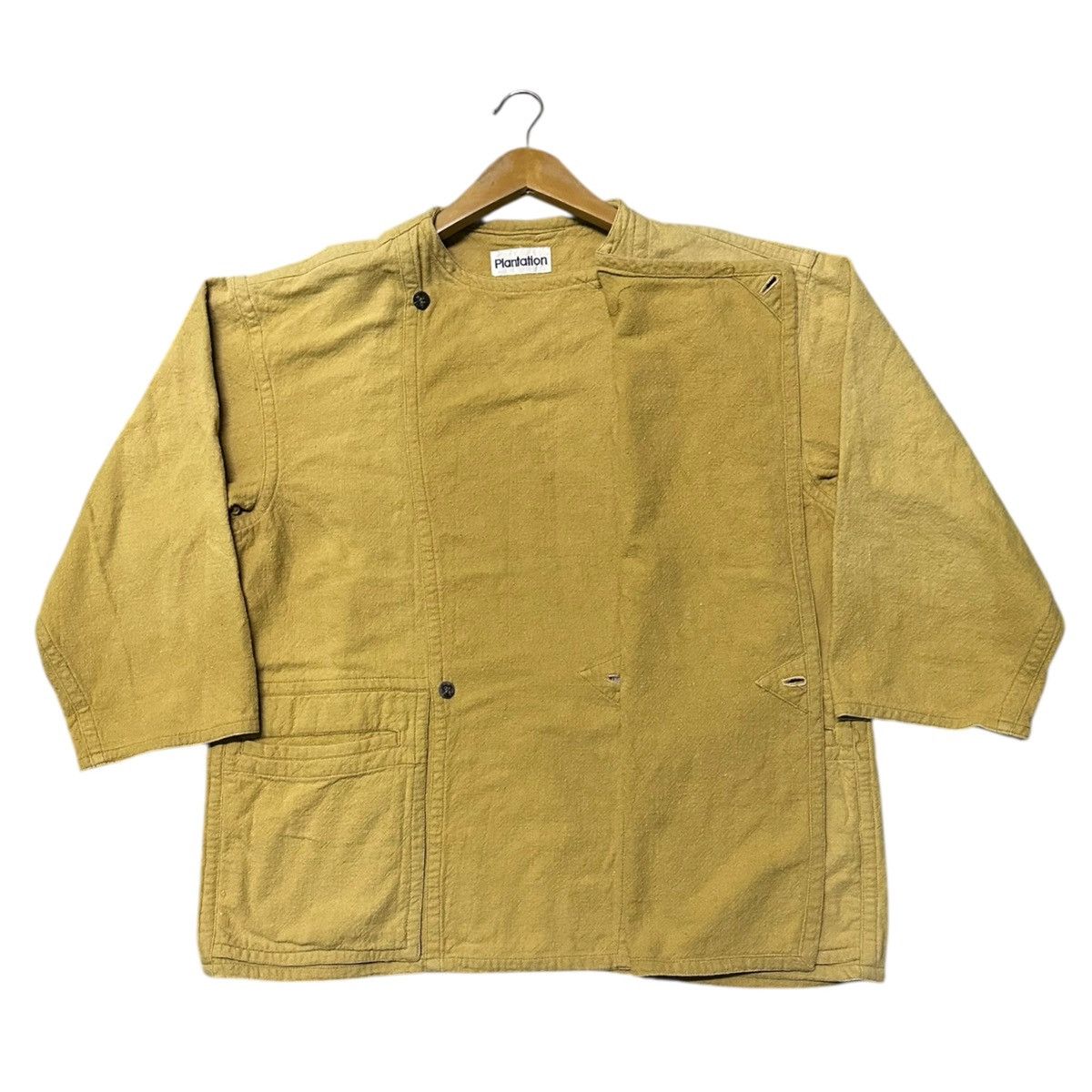 Issey Miyake Vintage 90s Plantation Issey Miyake kimono style work jacket Size US L / EU 52-54 / 3 - 4 Thumbnail