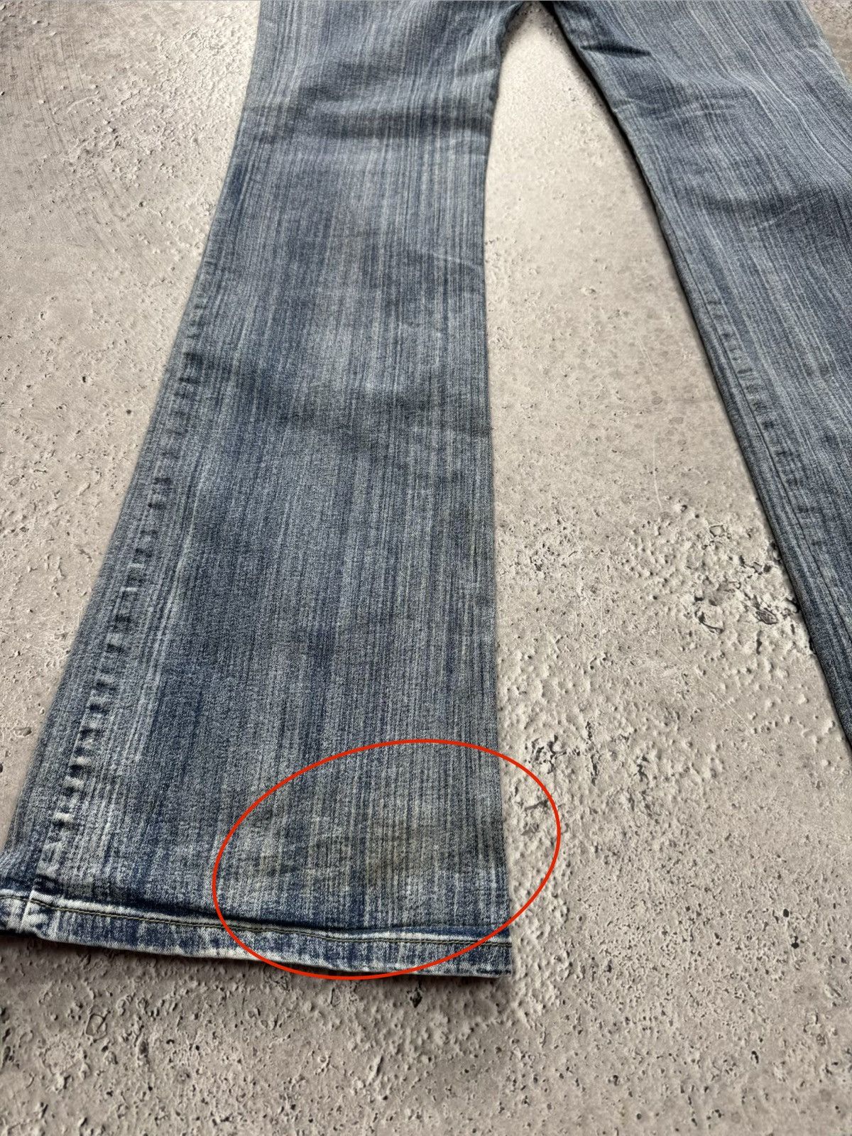 Other Vintage Flared Denim Jeans Women Bootcut Blue Y2K Low Rise Size 28" / US 6 / IT 42 - 13 Thumbnail