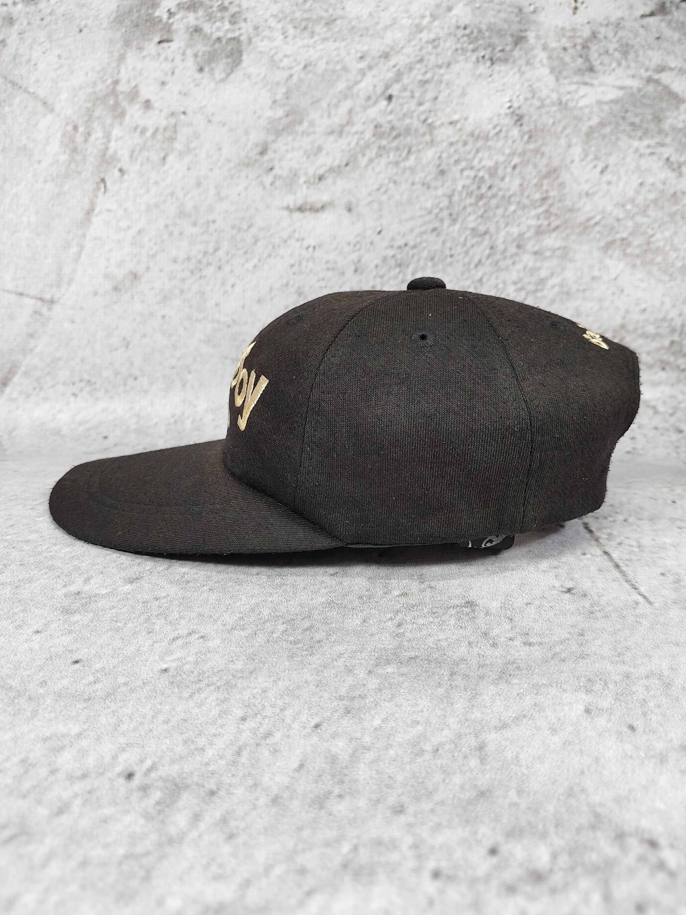 Vintage 90s Bad Boy-Y2K Streetwear Angry Eyes Embroidered Logo Cap Size ONE SIZE - 4 Thumbnail