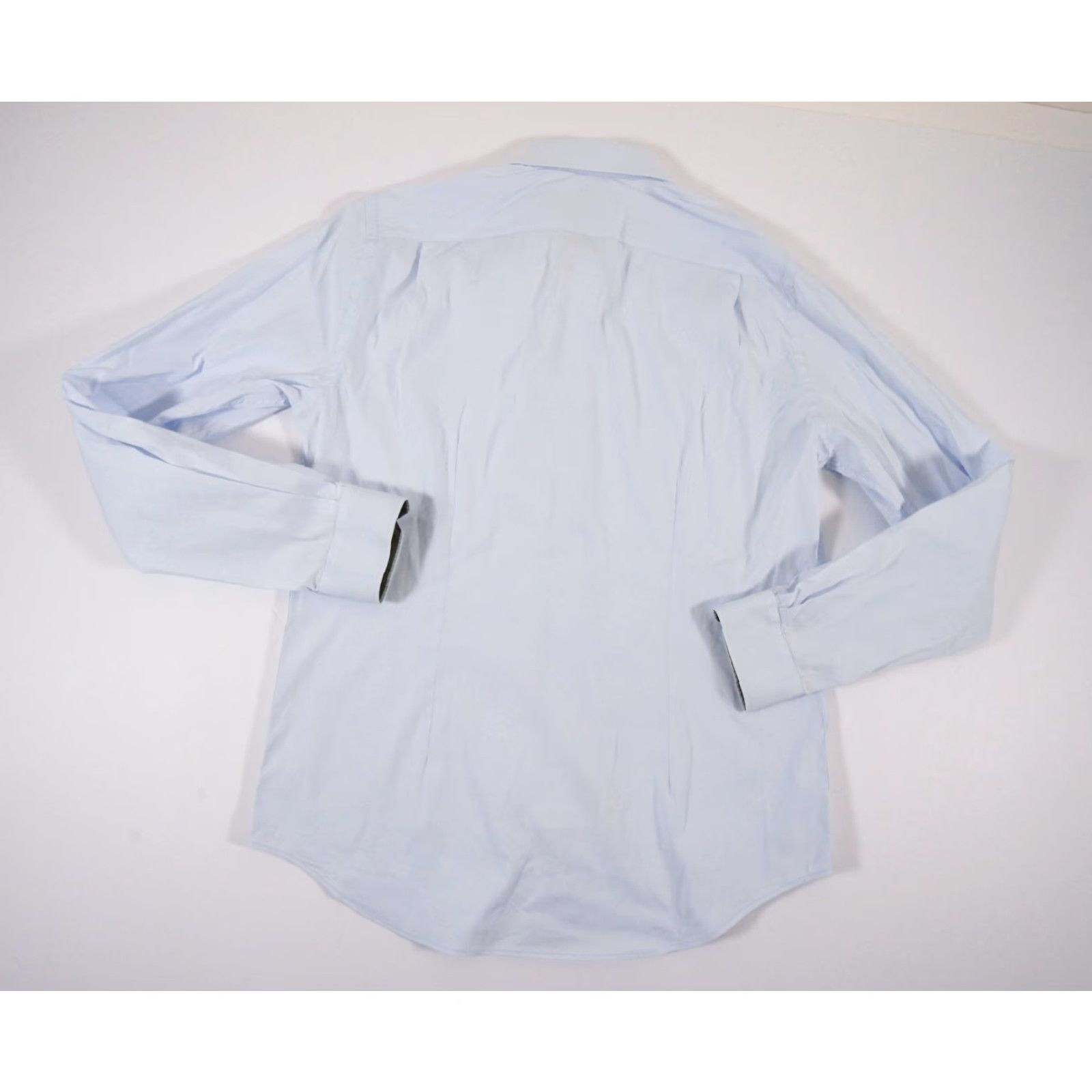 Paul Smith Paul Smith Blue Button-Up Shirt Men's 16" Long Sleeve Regular Fit Casual Business Size 42R - 6 Thumbnail