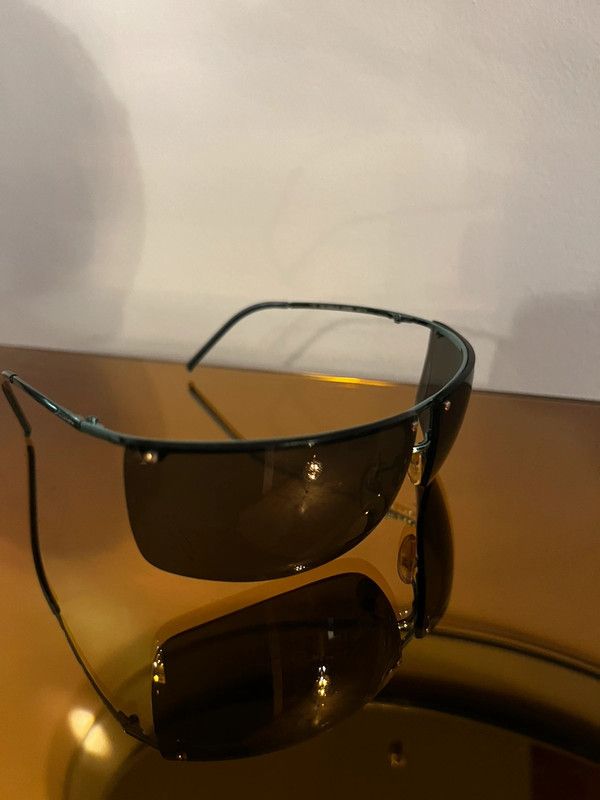 Gucci × Tom Ford × Vintage GUCCI Sunglasses Rimless Tom Ford Era Shield ...