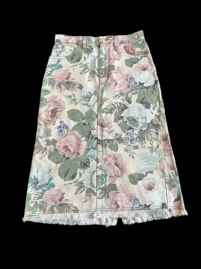 Junya Watanabe Junya Watanabe 2001 Floral Skirt Size 26" / US 2 / IT 38 - 1 Thumbnail