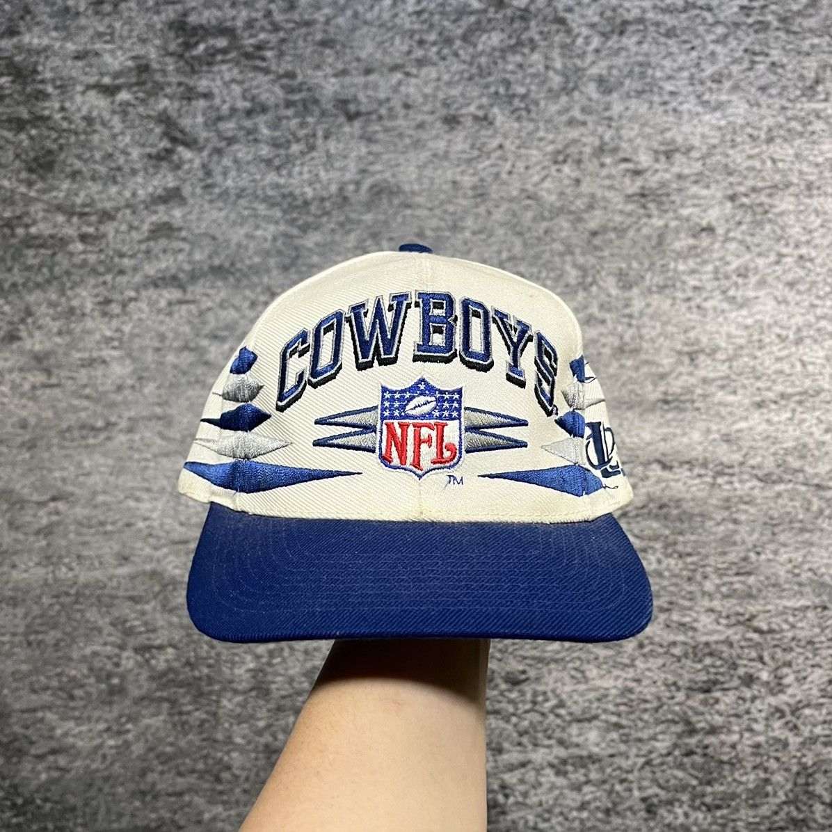 Logo Athletic Vintage Dallas Cowboys Logo Athletic Diamond Snapback Hat Size ONE SIZE - 1 Thumbnail
