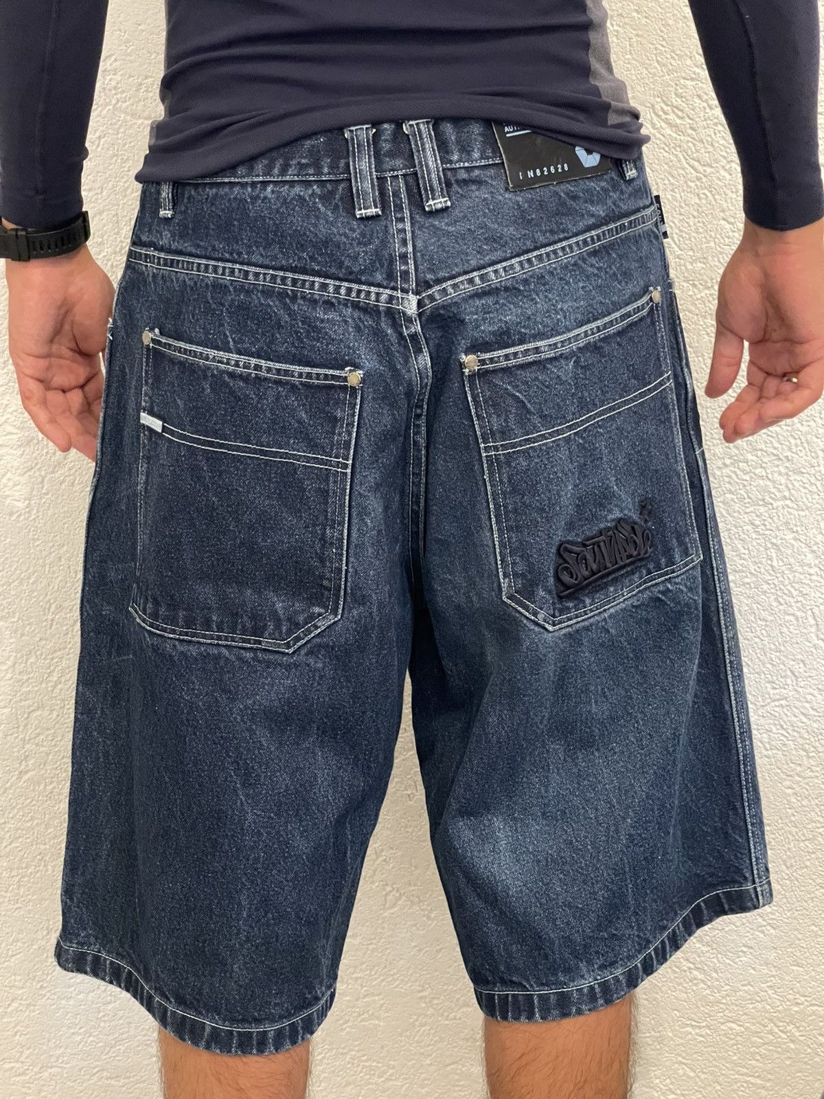 Southpole Southpole Y2K Baggy Loose Fit Denim Shorts HipHop size 36 Size US 36 / EU 52 - 3 Thumbnail