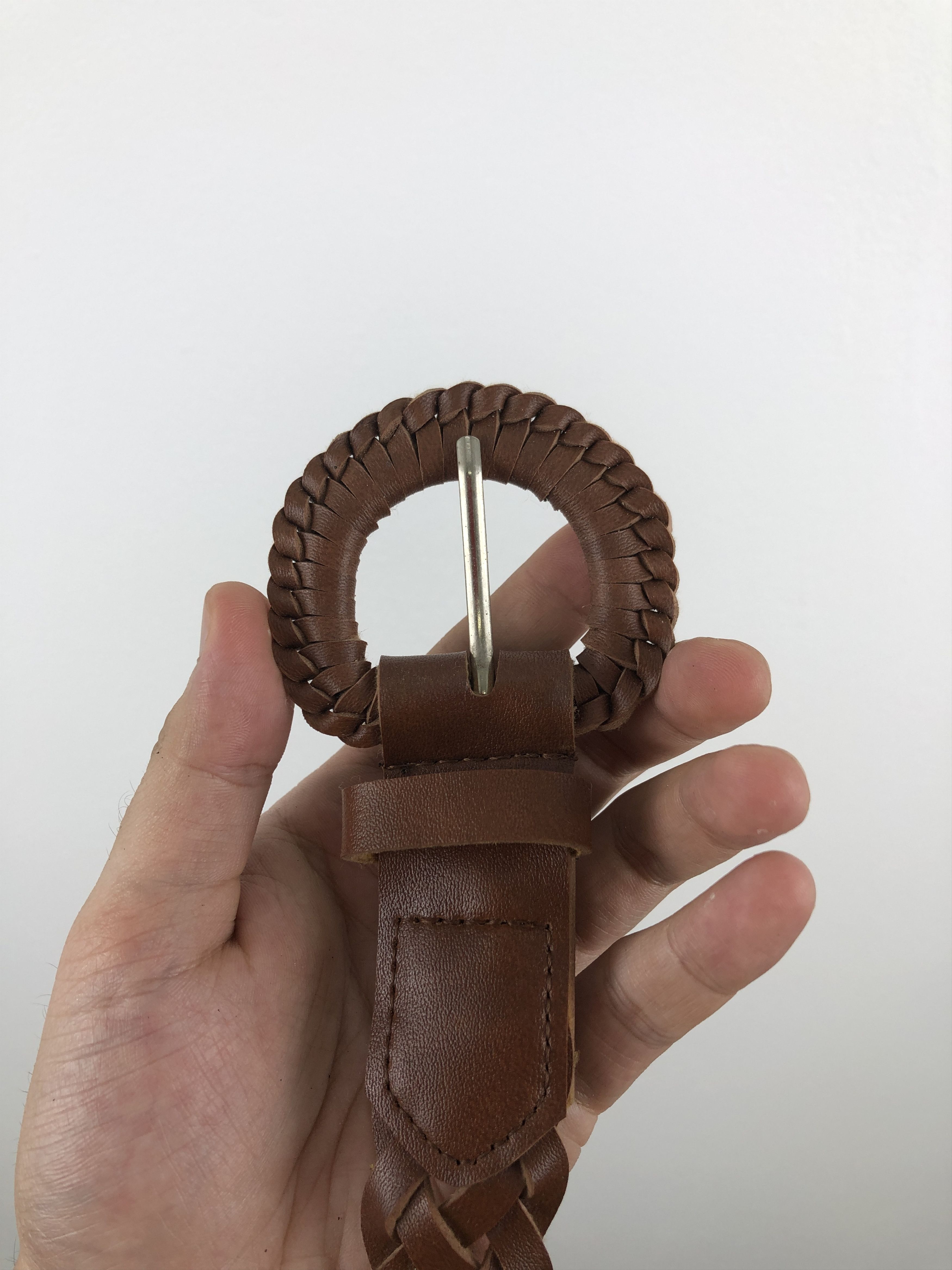Japanese Brand × Vintage Vintage 70s Bohemian Braided Buckle Belt B0011 Size ONE SIZE - 3 Thumbnail