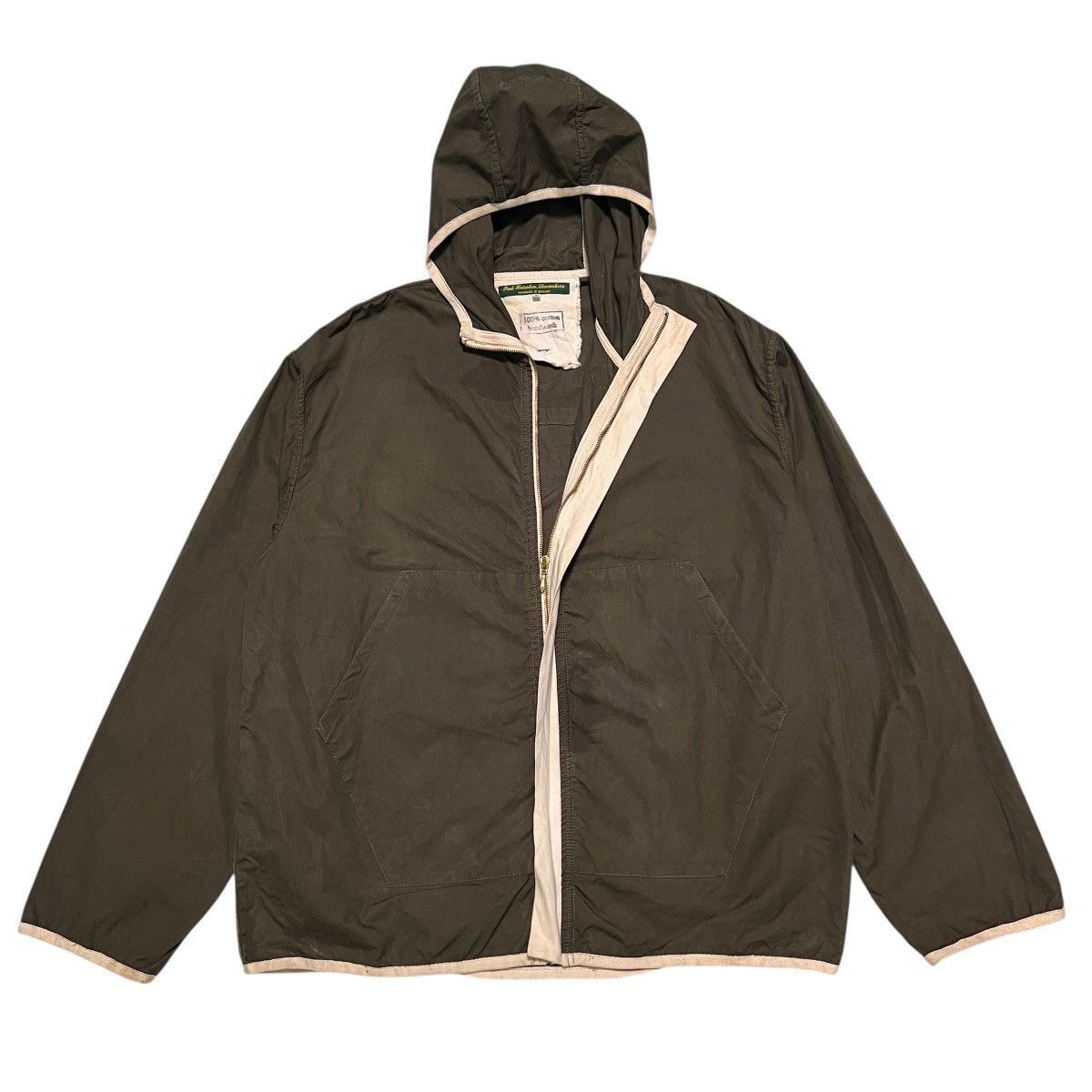 Paul Harnden Shoemakers 🔥 Paul Harnden Shoemakers Green Military Ventile Cagoule Size US M / EU 48-50 / 2 - 6 Thumbnail