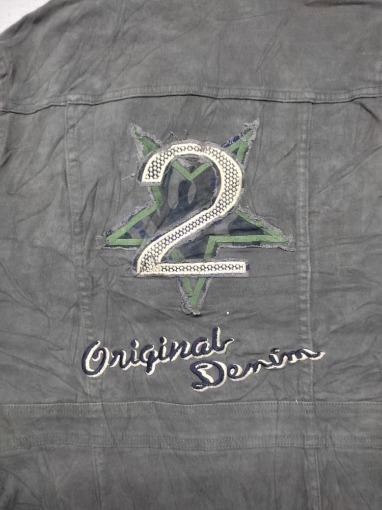Japanese Brand × Vintage VINTAGE ORIGINAL DENIM JACKET FOR WOMEN EMBROIDERY BACKHIT Size M / US 6-8 / IT 42-44 - 7 Thumbnail