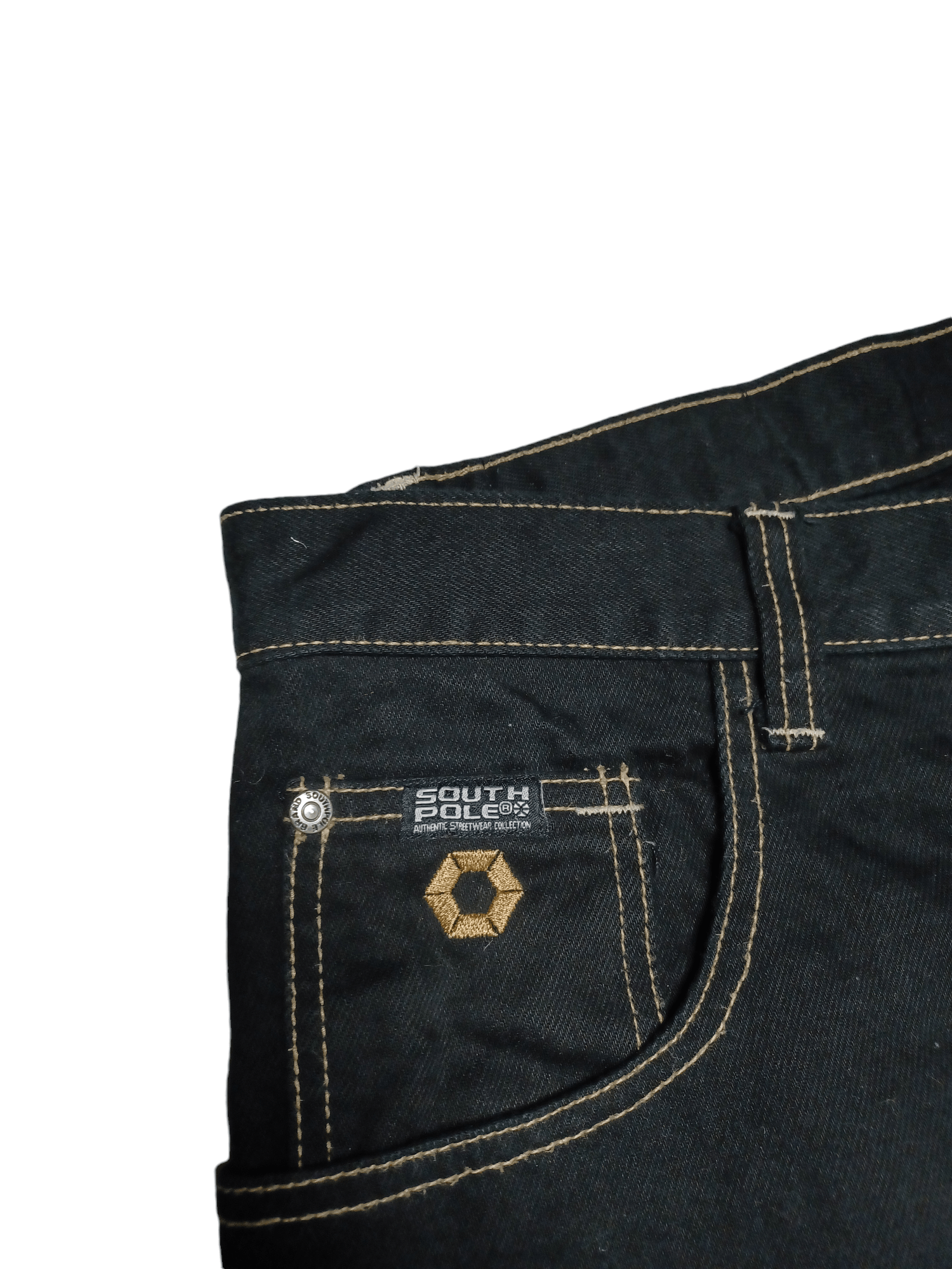Southpole SOUTHPOLE EMBROIDERED LOGO SK8 STREETWEAR JEANS DENIM Size US 36 / EU 52 - 4 Thumbnail