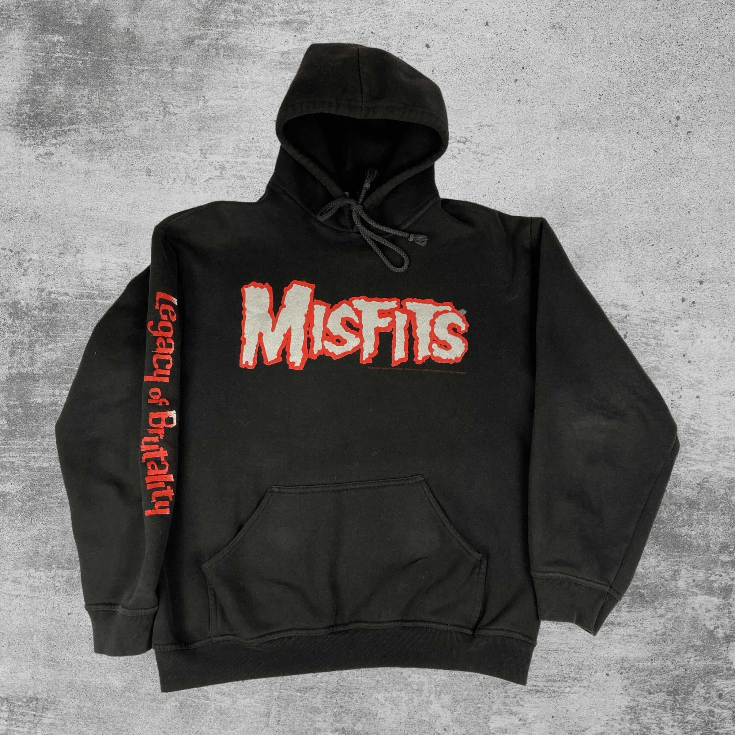 Band Tees 2005 MISFITS “LEGACY OF BRUTALITY” VERY RARE HOODIE - № 1021 Size US L / EU 52-54 / 3 - 1 Thumbnail