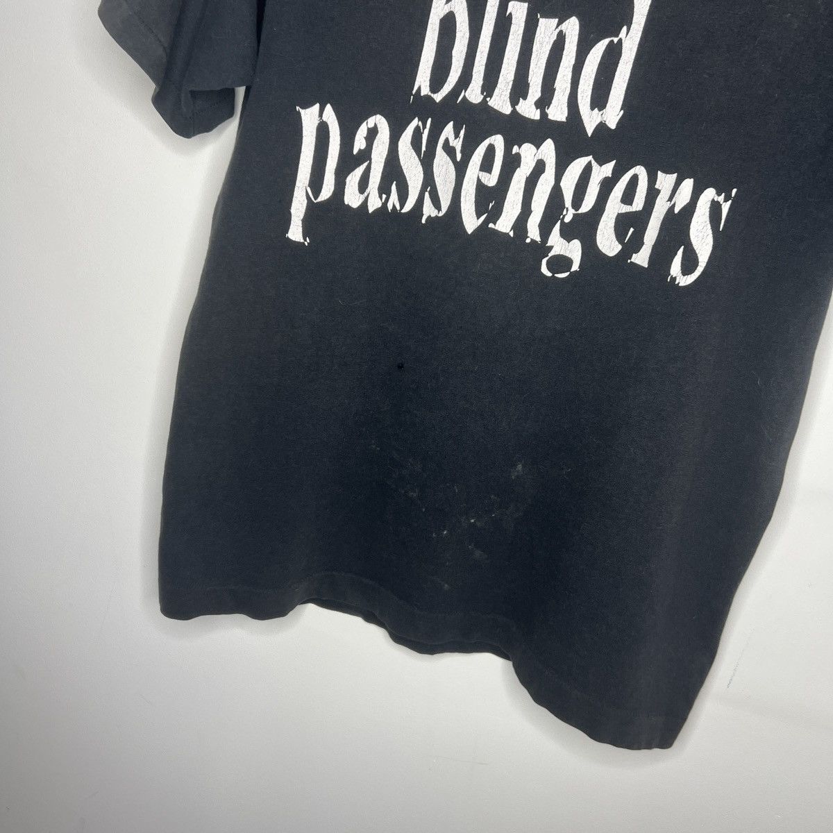 Band Tees × Vintage Vintage 90s Blind Passengers Single Stitch Tshirt Tee Black Size US M / EU 48-50 / 2 - 5 Thumbnail