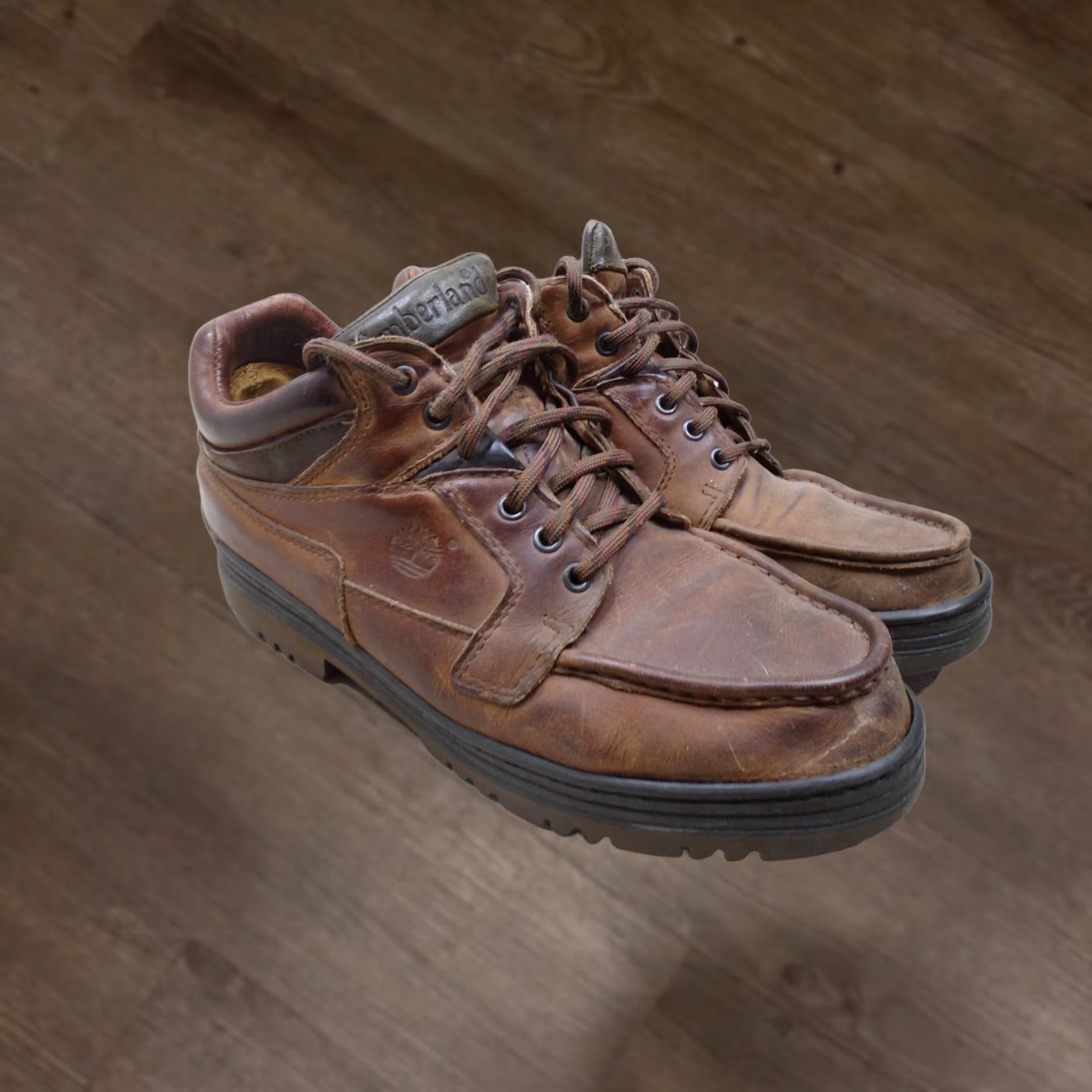 Timberland VINTAGE Timberland Brown Leather Hiking Chukka 