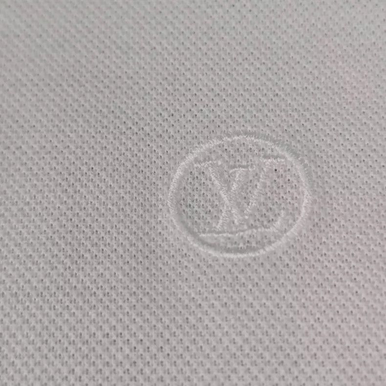 Louis Vuitton Louis Vuitton White embroidered classic logo short sleeve p Size US XS / EU 42 / 0 - 7 Thumbnail