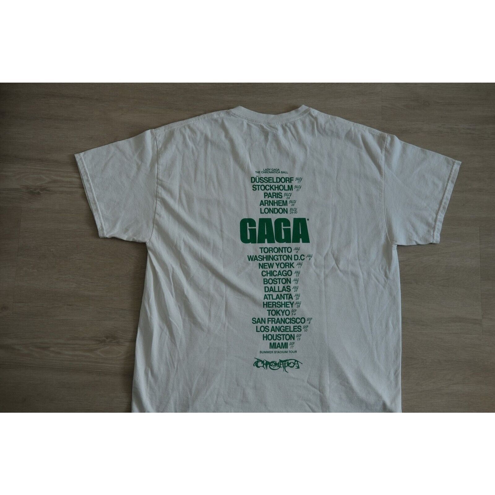Other Vintage 2020 Lady Gaga The Chromatica Ball Tour T-Shirt L Size US L / EU 52-54 / 3 - 7 Thumbnail