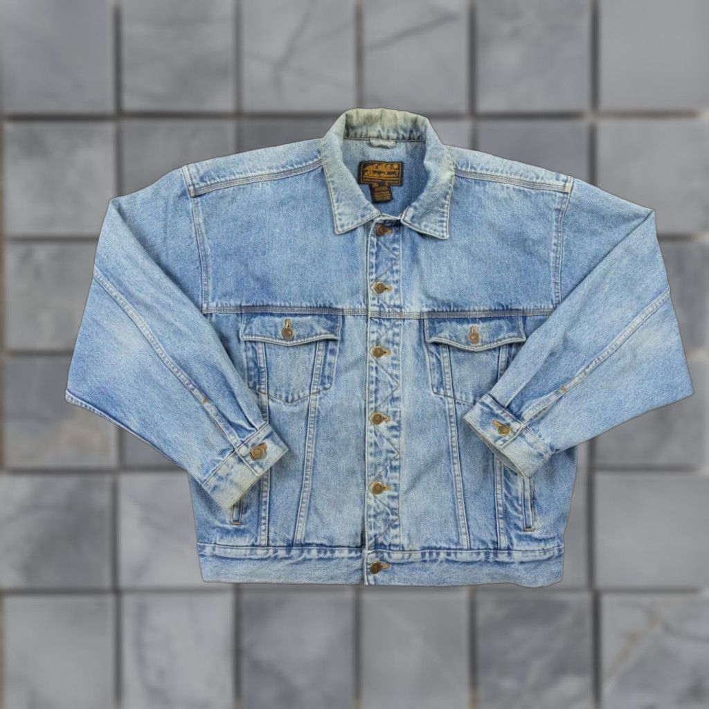 Eddie Bauer VINTAGE Eddie Bauer Denim Jacket Mens Large