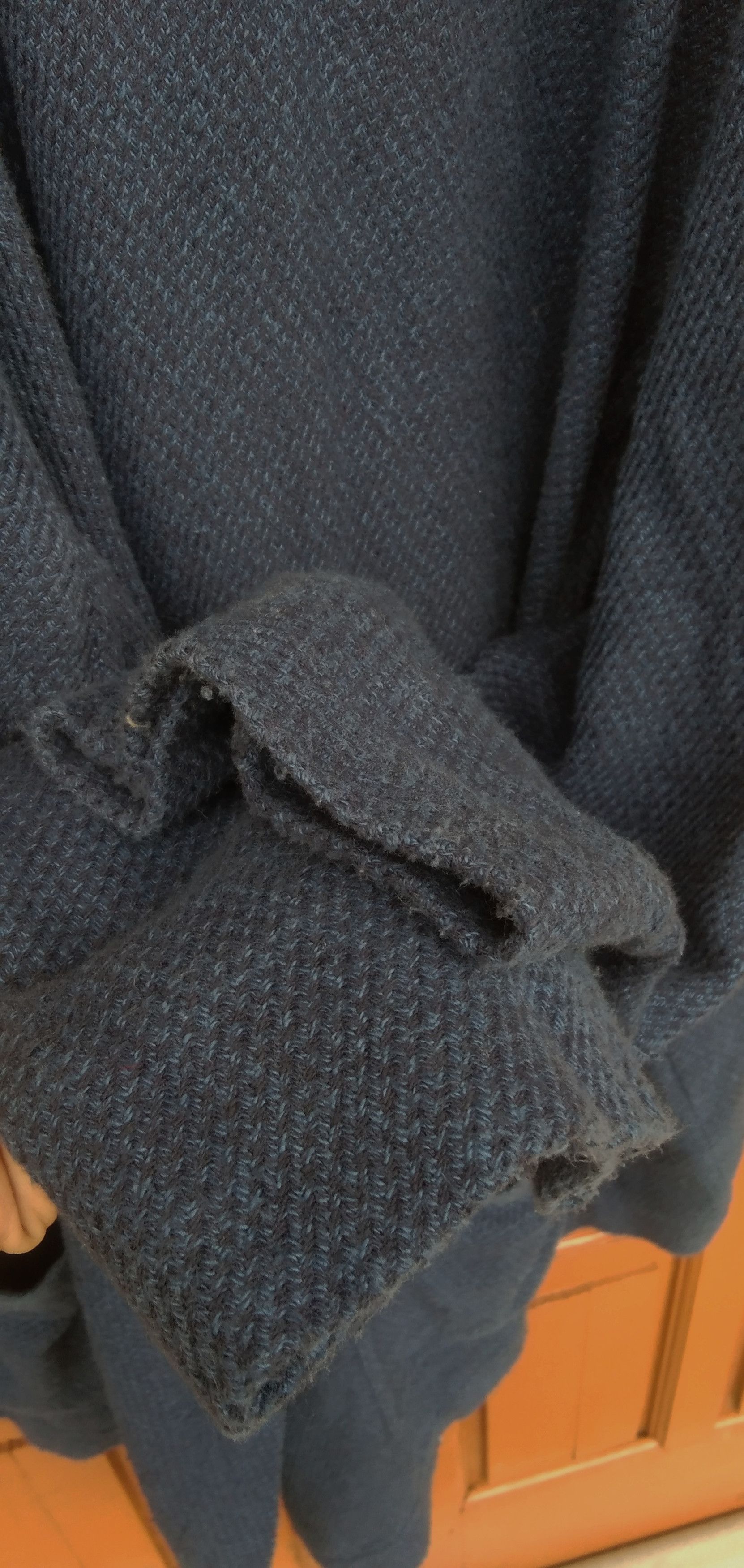 Designer × Issey Miyake Plantation long cardi blu sweater Size M / US 6-8 / IT 42-44 - 4 Thumbnail