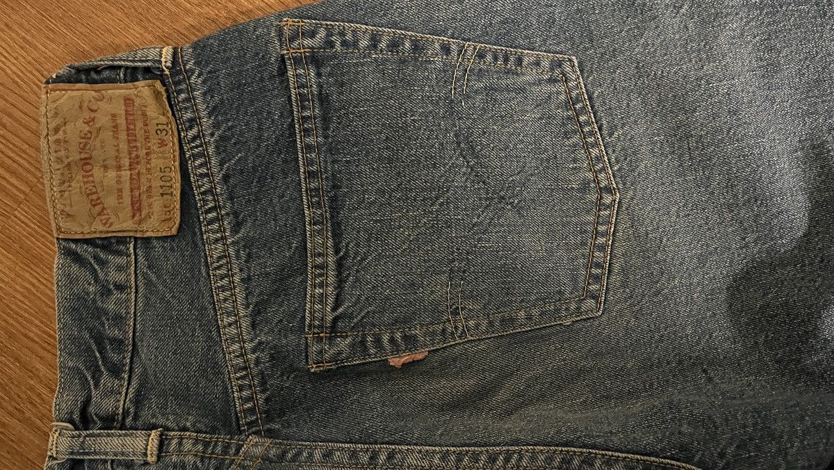 Warehouse Warehouse 1105 “2nd Hand” Light Wash Size US 29 - 2 Thumbnail