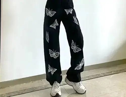 Other Korean Fashion High Wiast Denim Baggy Pants Size US 32 / EU 48 - 3 Thumbnail