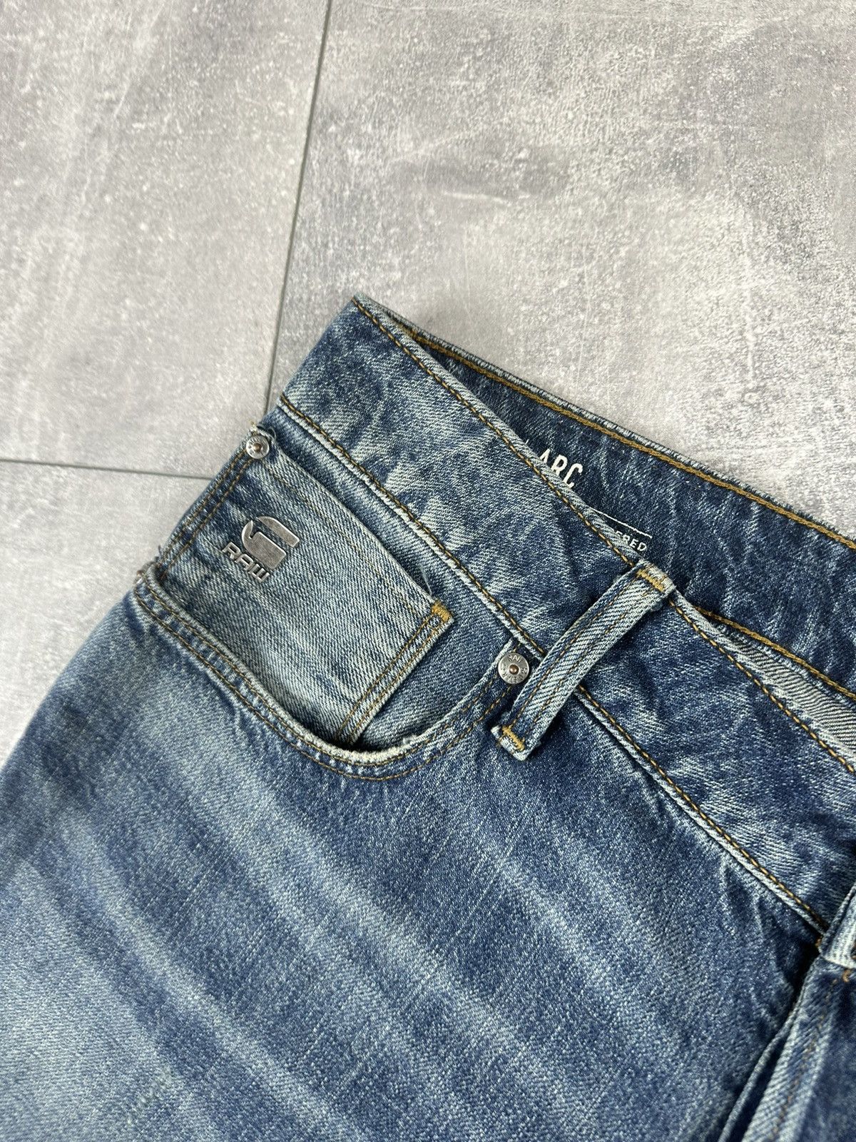 G-Star G-Star Raw 3D Relaxed Tapered Denim Jeans Pants Size US 30 / EU 46 - 12 Thumbnail