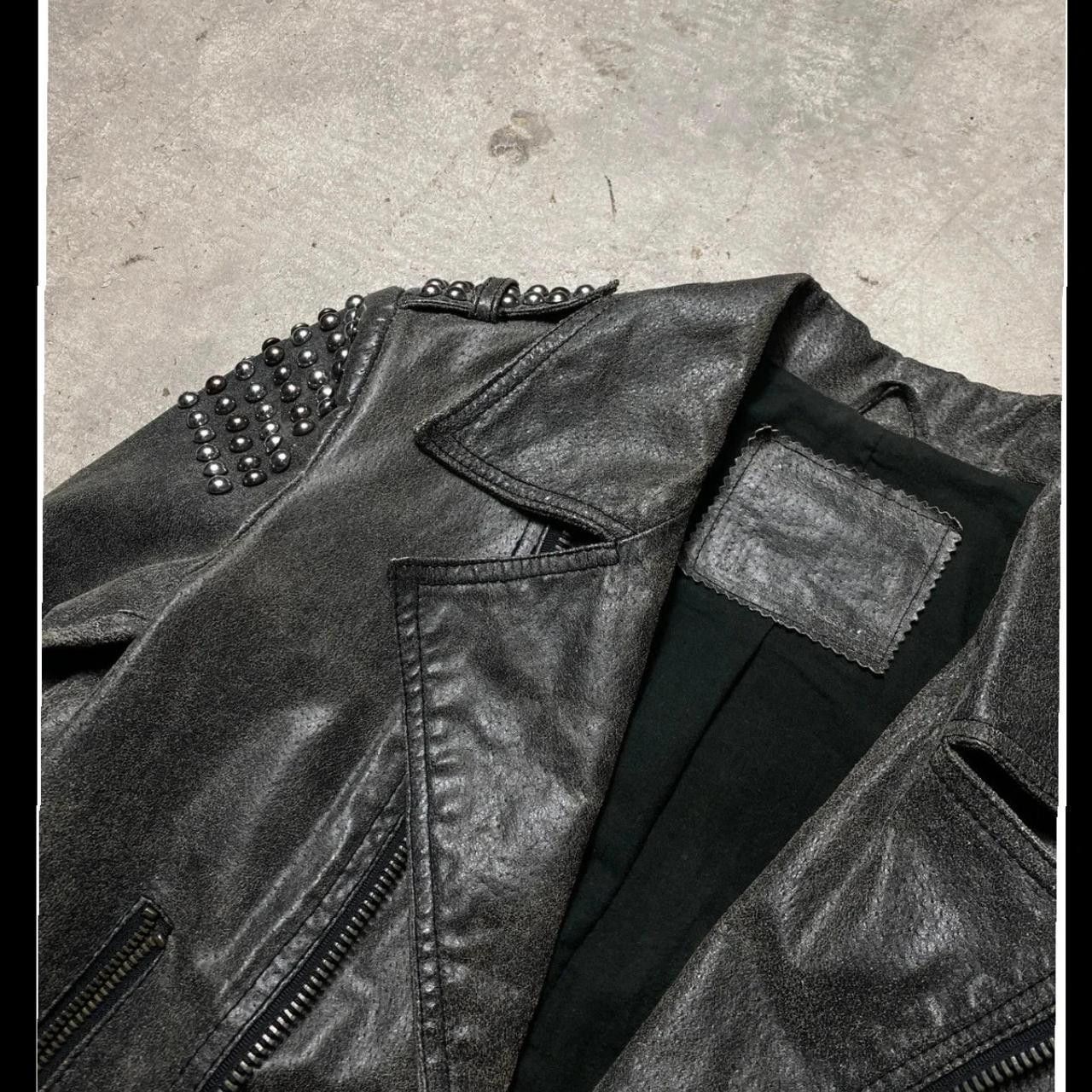 Vintage LEATHER JACKET VINTAGE Size S / US 4 / IT 40 - 3 Thumbnail