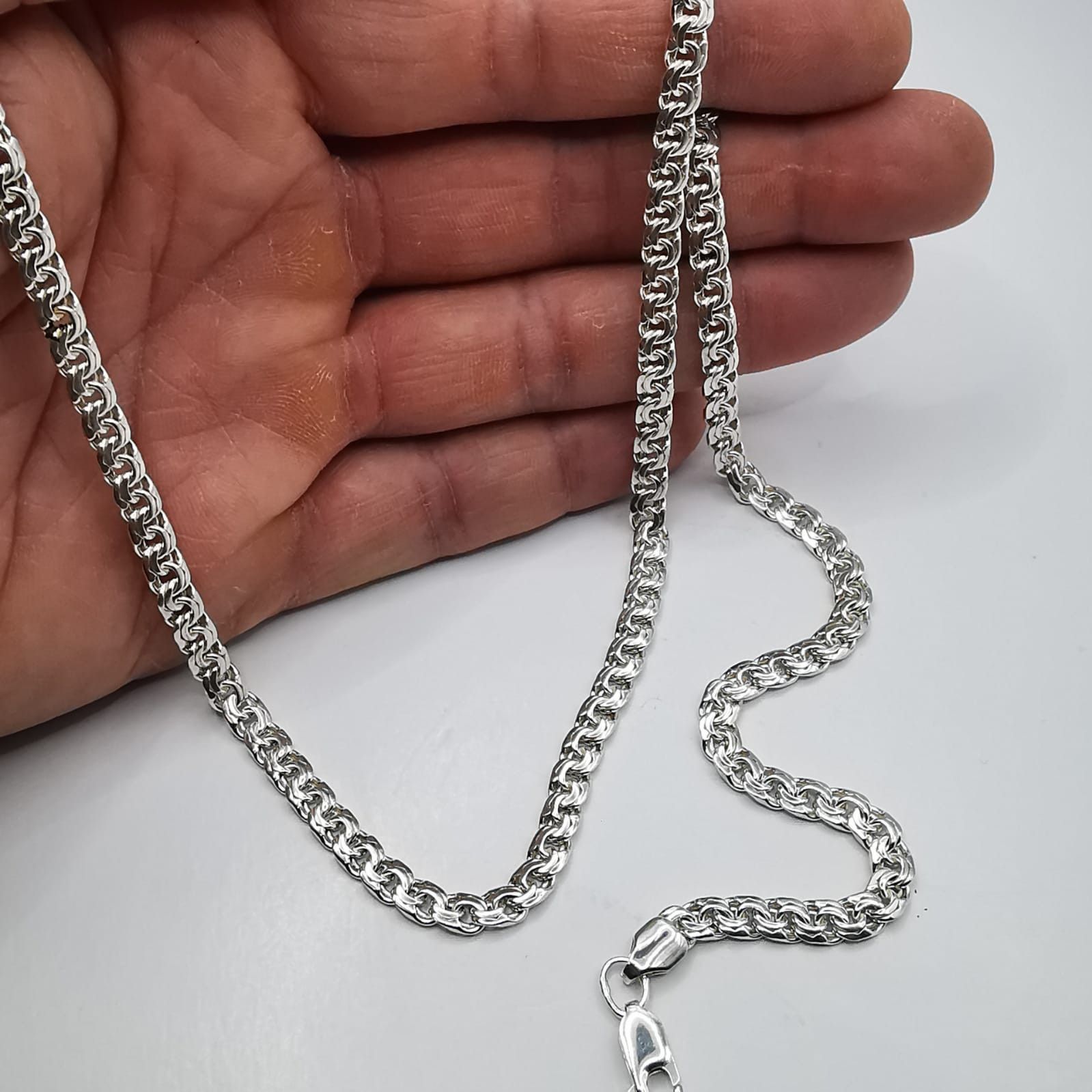 Sterling Silver Vintage Jewelry Chains,925 Sterling Silver 27,27g Size ONE SIZE - 6 Thumbnail
