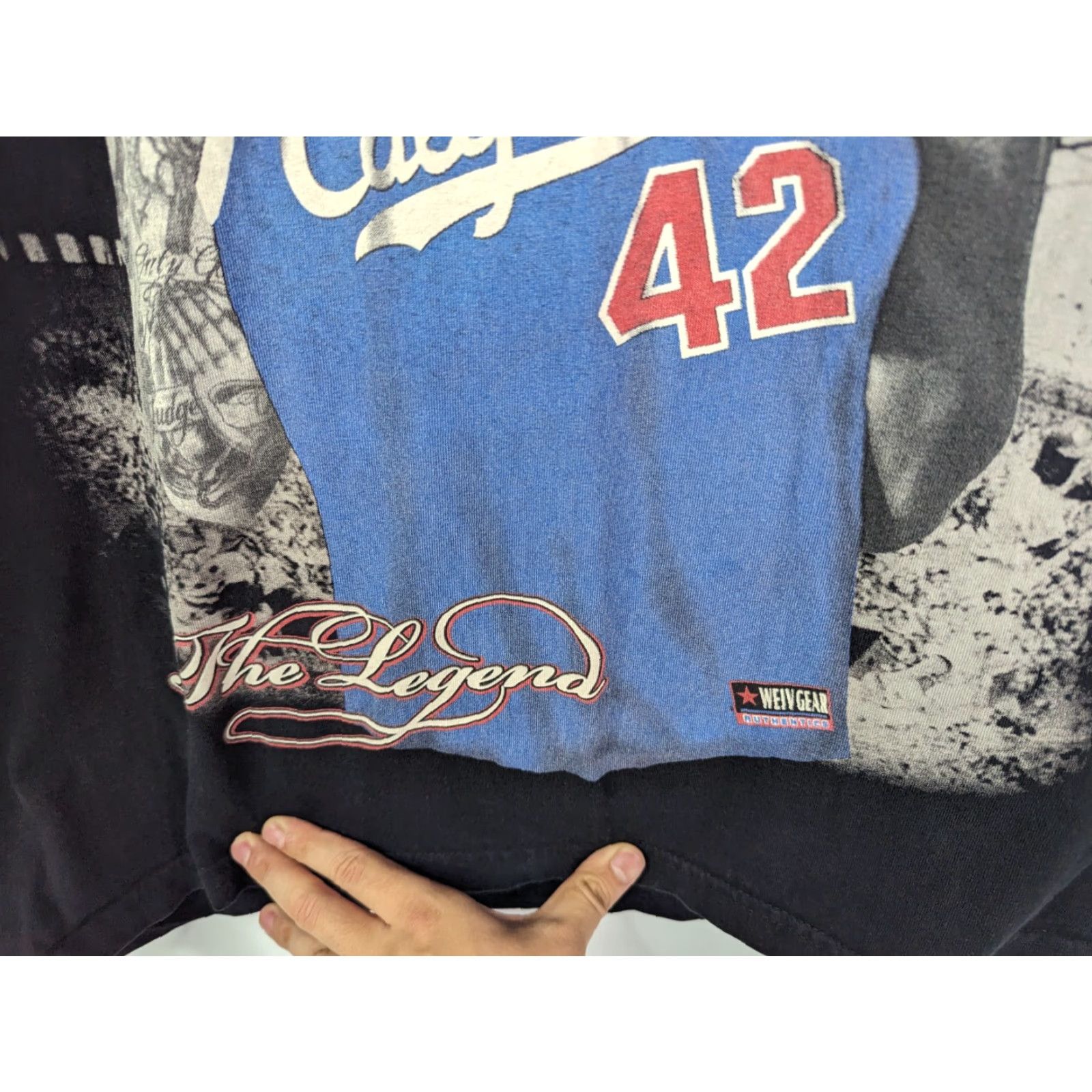 Vintage Weiv Gear California 42 Legend Short Sleeve T-Shirt Men’s XL Black Meet California Theme Shirts Mens XL Size US XL / EU 56 / 4 - 3 Thumbnail