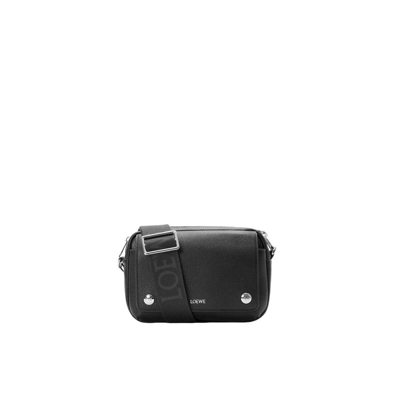 Loewe LOEWE Pebble Small $2100 Grained Leather Black Messenger Bag Size ONE SIZE - 1 Thumbnail