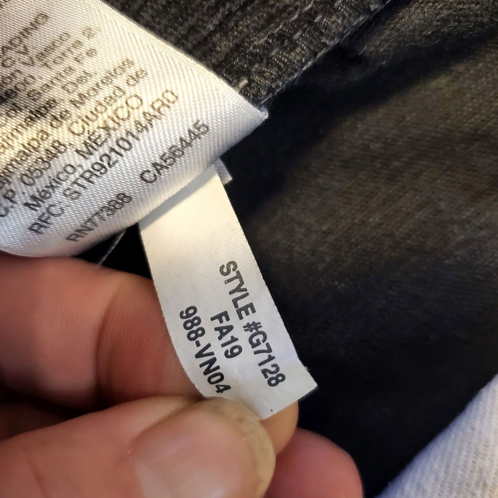 J.Crew J Crew 484 Pants Mens 30x28 Black Corduroy Slim Fit Cotton Stretch Casual G7128 Size US 30 / EU 46 - 8 Thumbnail