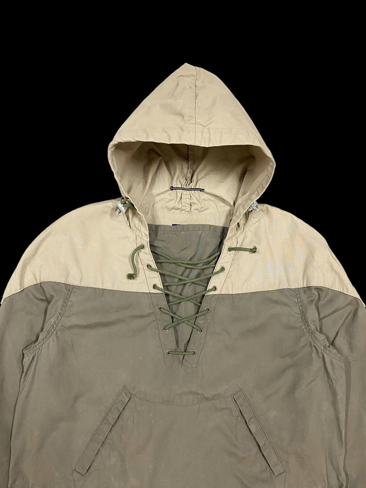 Fjallraven Vtg🔥FjallRaven G1000 Lace Up Color Block Parka Pullover Size US L / EU 52-54 / 3 - 4 Thumbnail