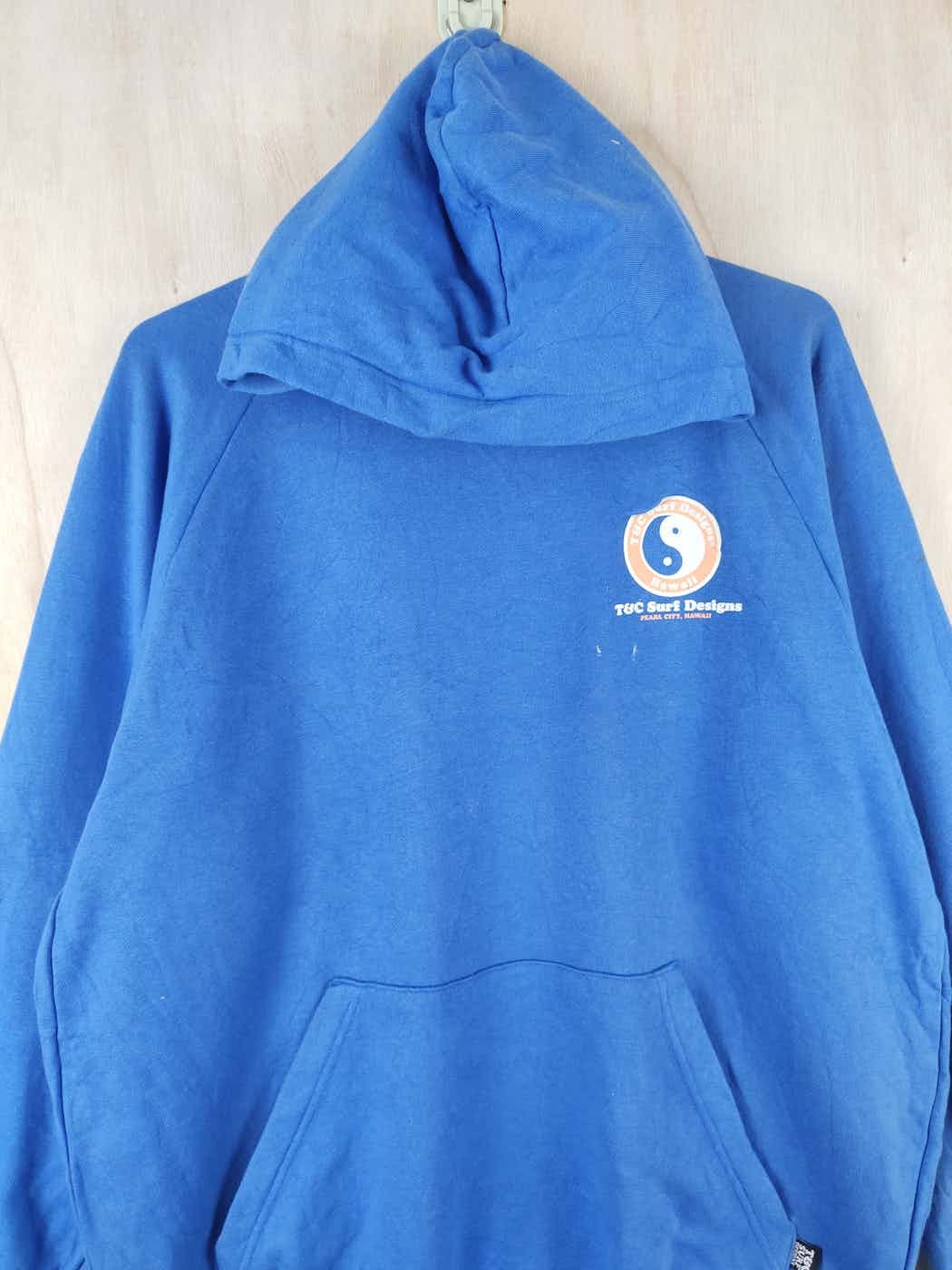 Japanese Brand T&C Surf Designs Blue Hoodie Sweatshirts #S2480 Size US L / EU 52-54 / 3 - 9 Thumbnail